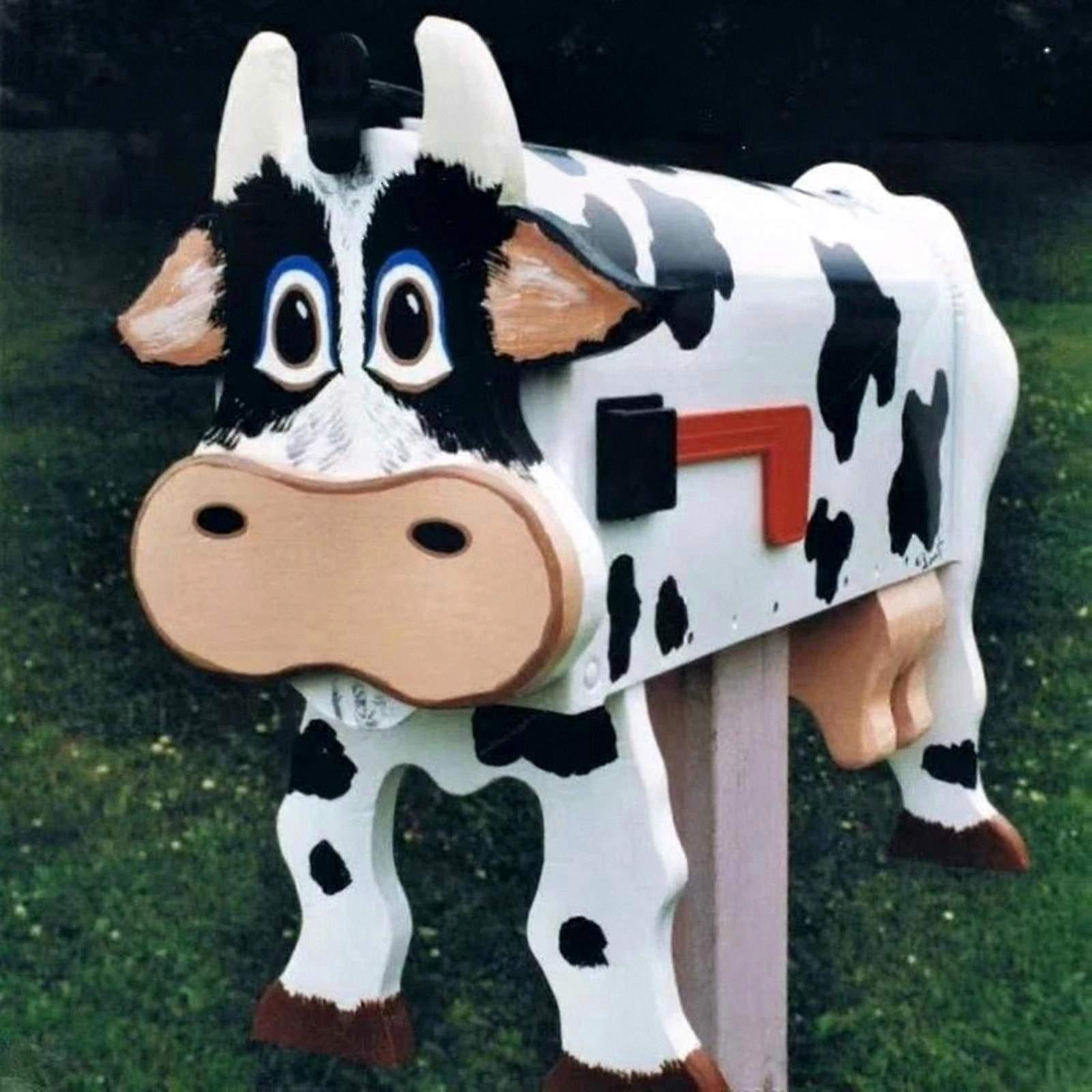 Unique Ox Design Stainless Steel Mailbox for Garden Decoration, Suitable for Various Outdoor Spaces