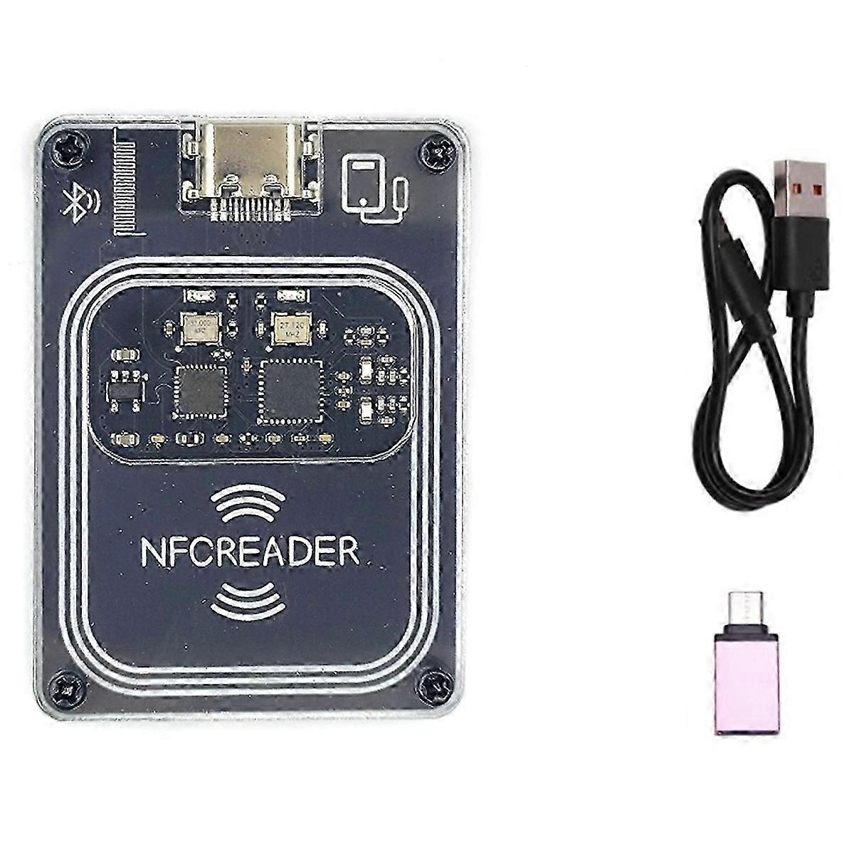 PCR532 NFC RFID Bluetooth Wireless Module IC Card Reader Writer RFID Emulator Minicopy with Type-C Interface