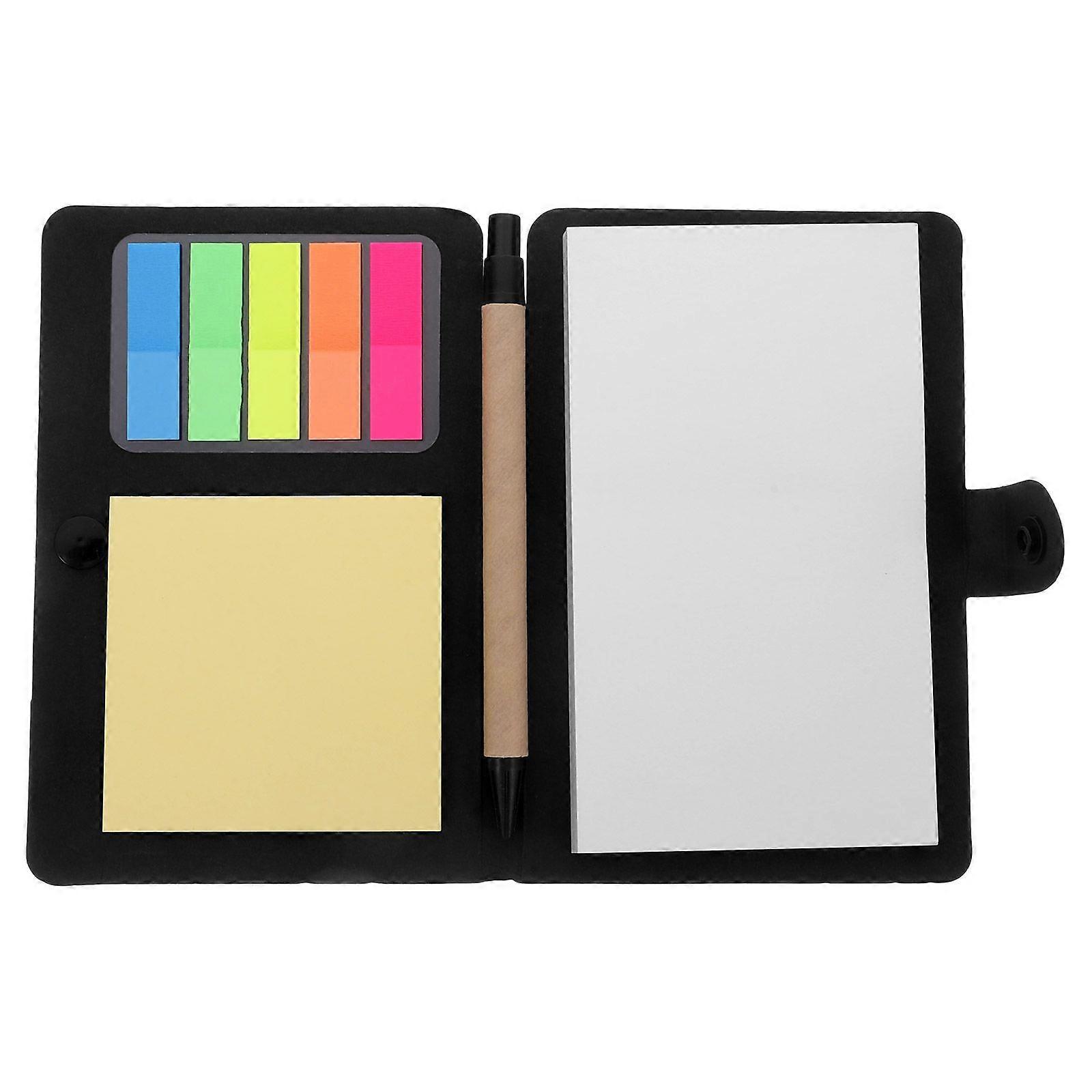 Small Notebook With Pen Holder College For School And Office Supplies Includes Sticky Notes And Tabs Notepad With Pen