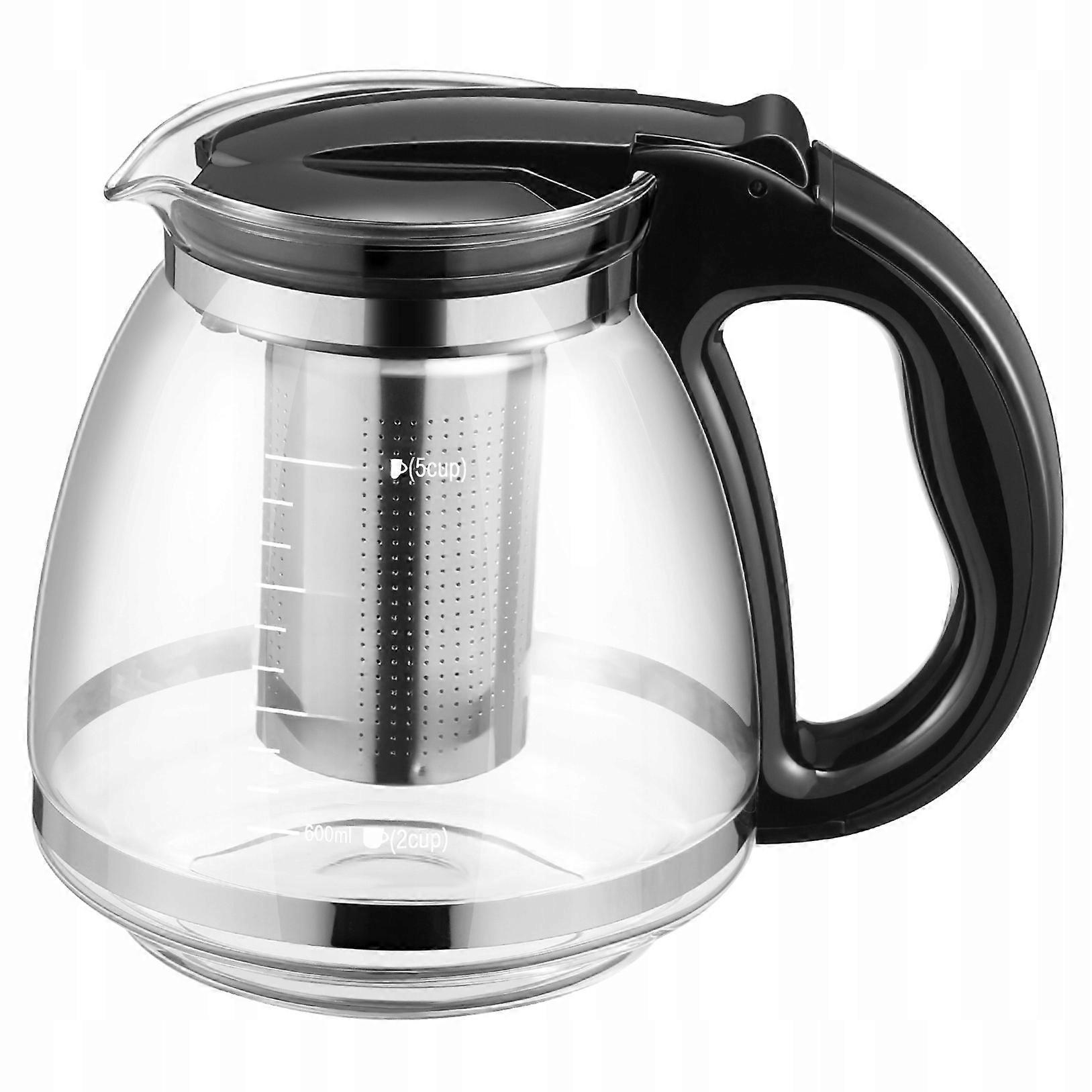 Ounona 1500ml Glass Teapot With Removable Infuser