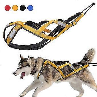Dog Sledding Weight Harness For Pets 2XL Yellow