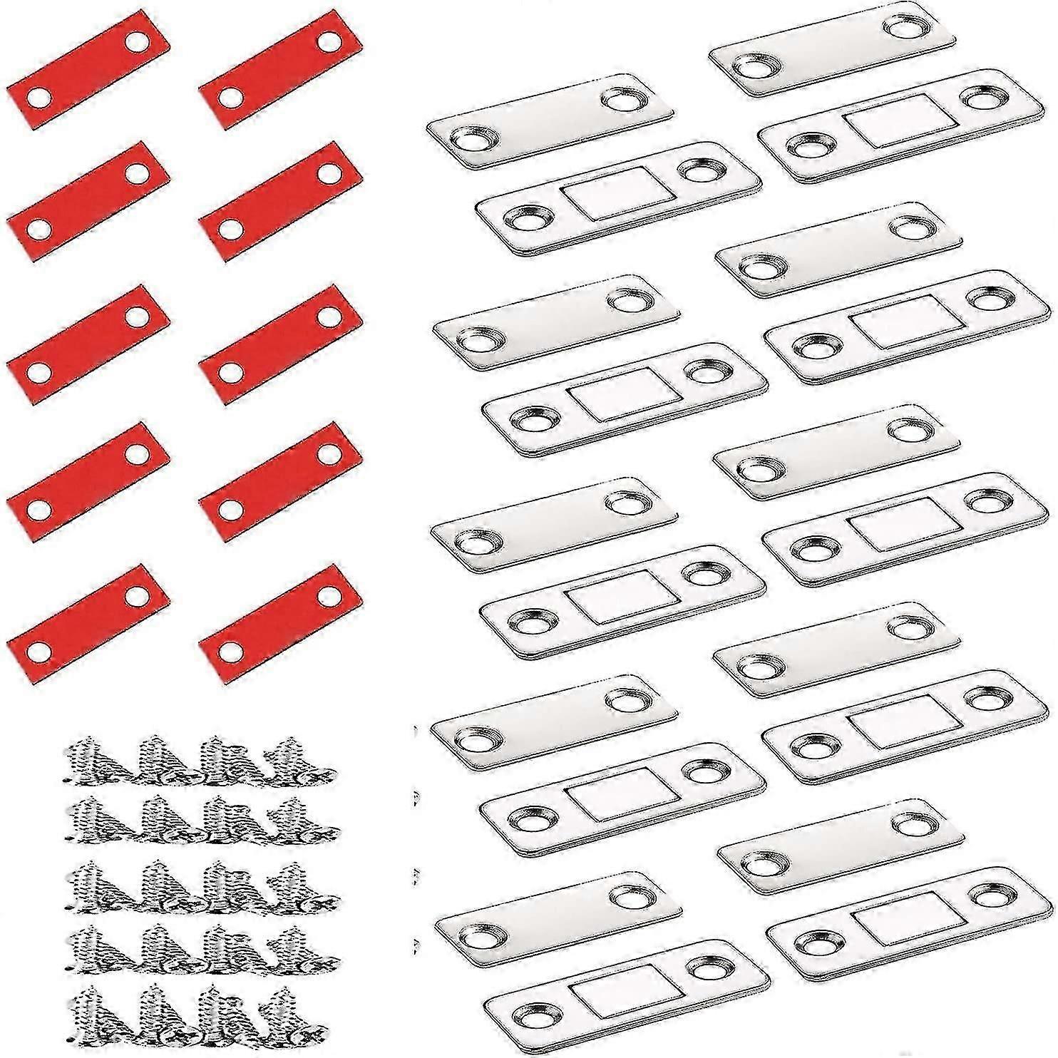 Cupboard Magnetic Catch 10 Packs Ultra Thin Cabinet Magnetic Catch