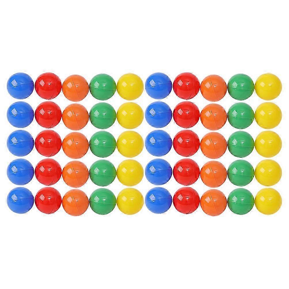 50pcs Openable Raffle Balls for Party Events, Lottery Game Props (5x5x5cm)
