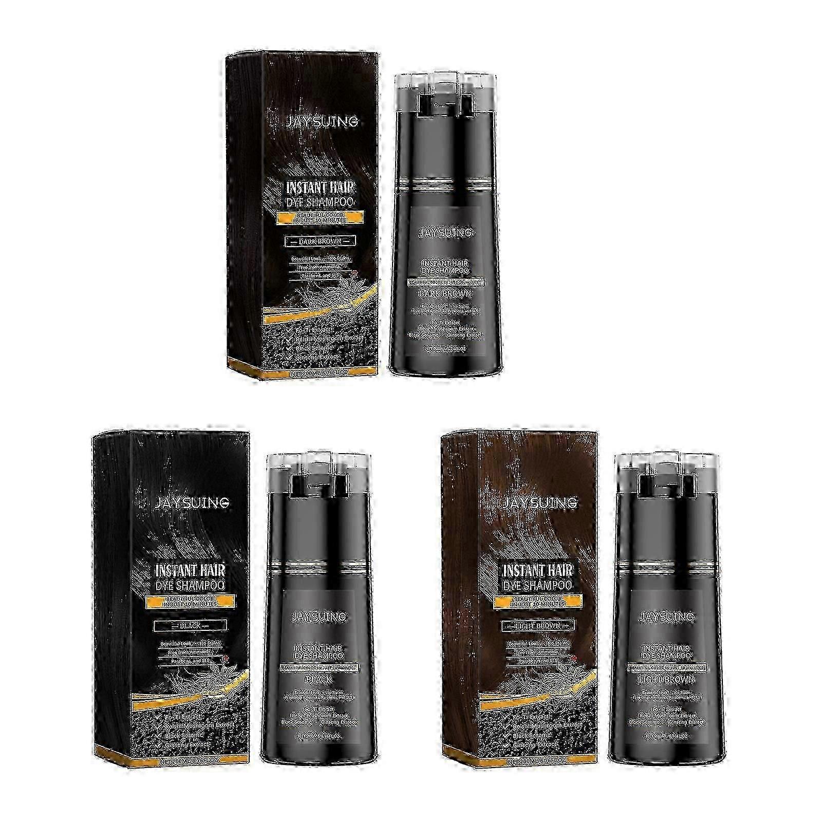 Jaysuing Hairdressing shampoo Plant extract care DIY long-lasting color trendy soft coloring shampoo