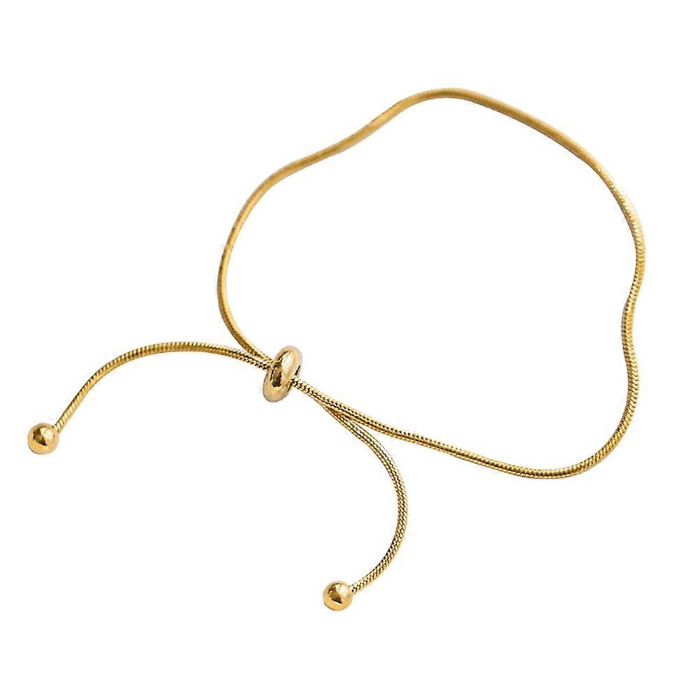 Here's a refined and professional product description based on the details you provided:
**Dainty Golden Snake Bone Ankle Chain for Women –