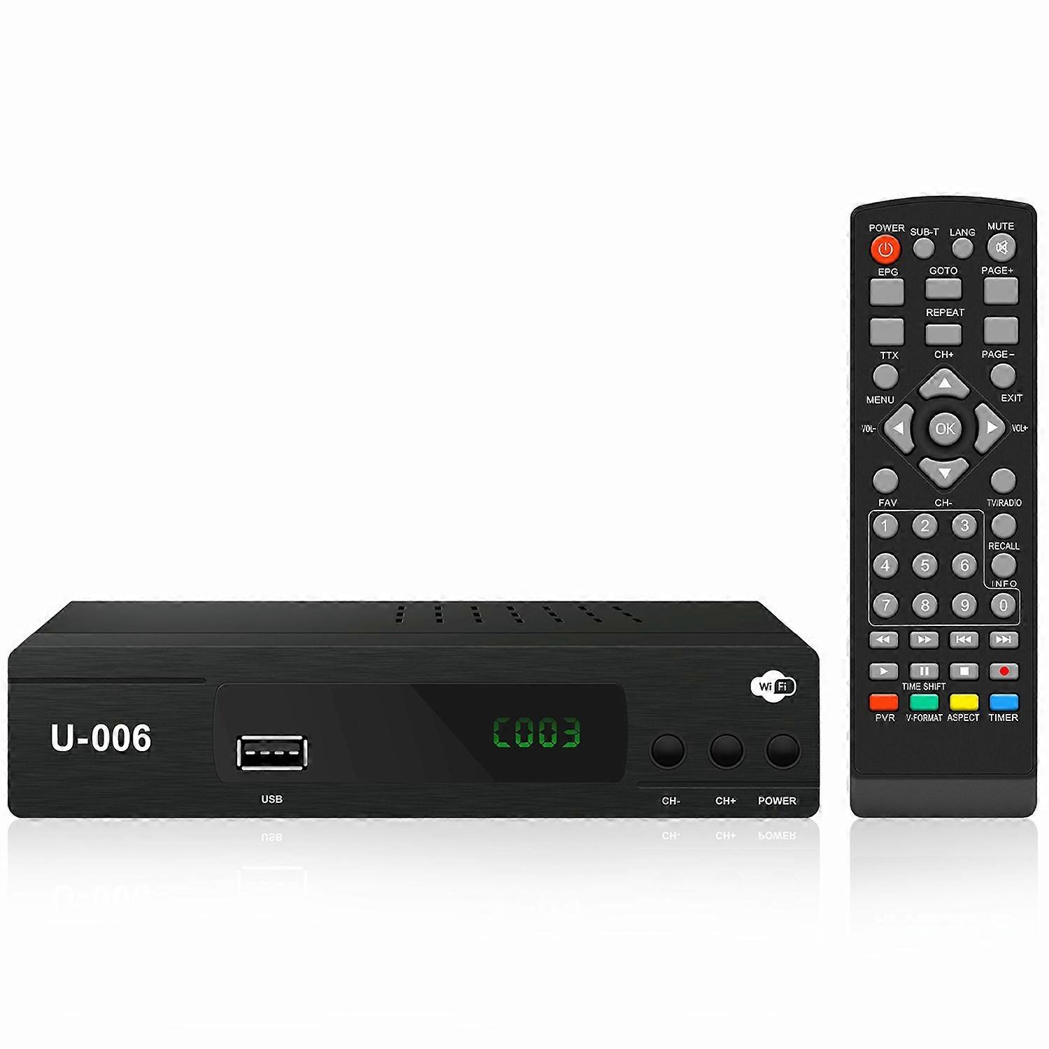 ISDB-T STB U-006 Home Smart TV Box Sunplus 1508C 1080P WiFi Set Top Box Lecteur multimédia