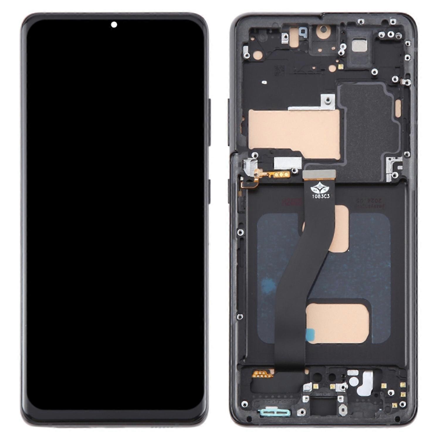 For Samsung Galaxy S21 Ultra 5G G99 Grade C LCD Screen and Digitizer Assembly + Frame Part (TFT) (Wi