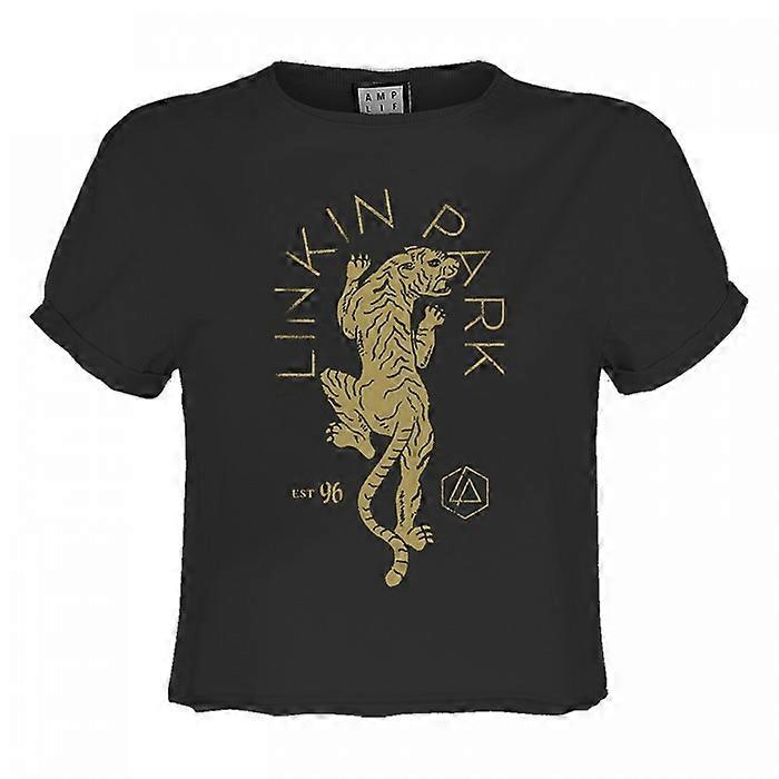 Amplified Womens/Ladies Tiger Linkin Park Crop Top