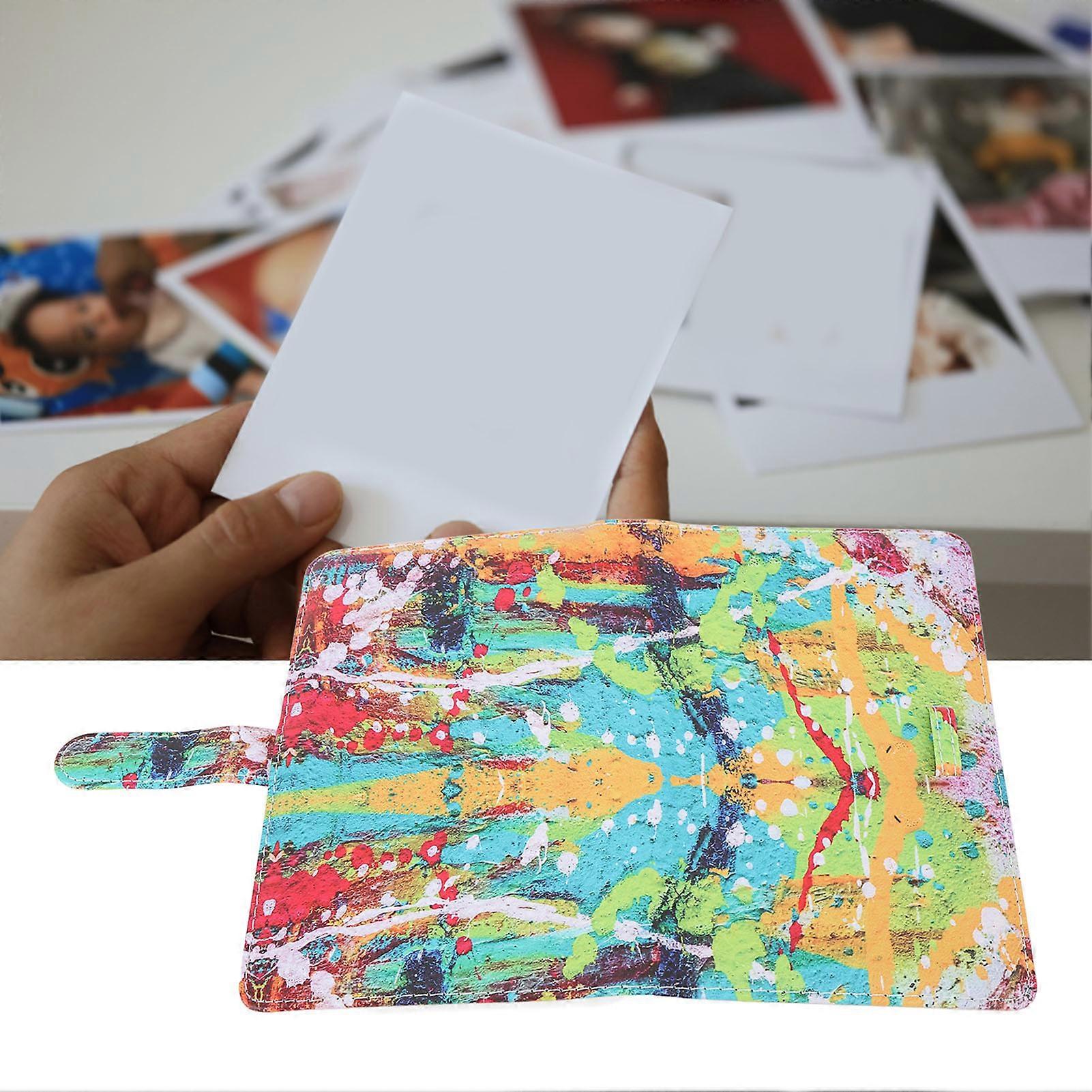 96 Pockets 3in Photo Album Large Capacity Multifunction Card Collection Album Formini 12 11 Abstract Painting 