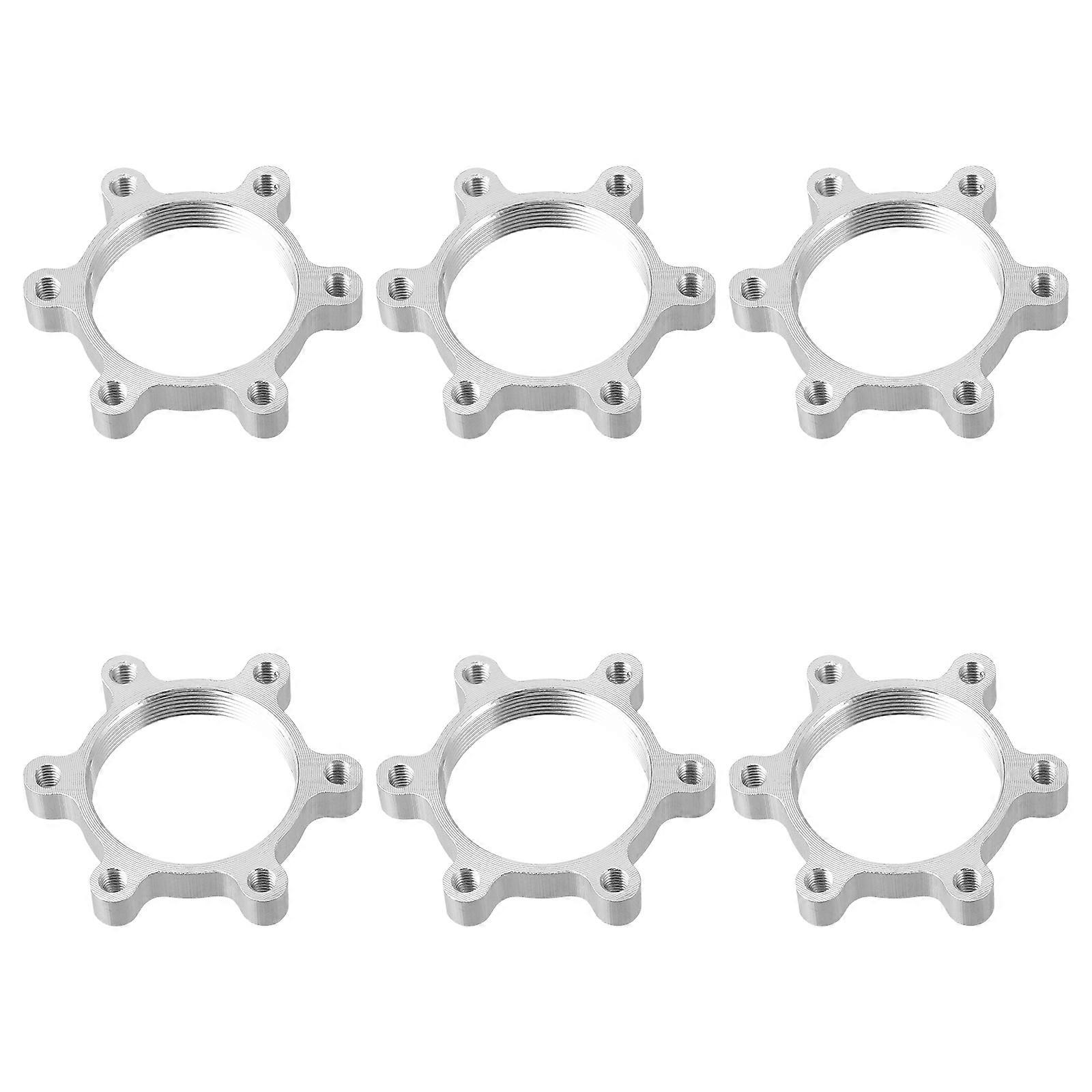 6pcs Bolt Disc Brake Rotor Adapter for Mountain Bike – Durable Flange Conversion Kit, High Fastening Performance, Easy DIY Bicycle Accessory for