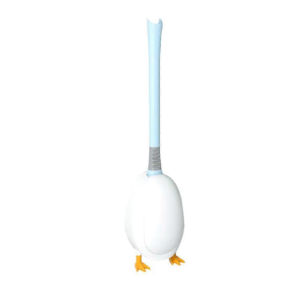 Cute Submarine Duck Toilet Brush with Long Handle and Soft Bristles for Bathroom Cleaning – Ideal for Home, Hotel, Office, and Commercial Use – Blue