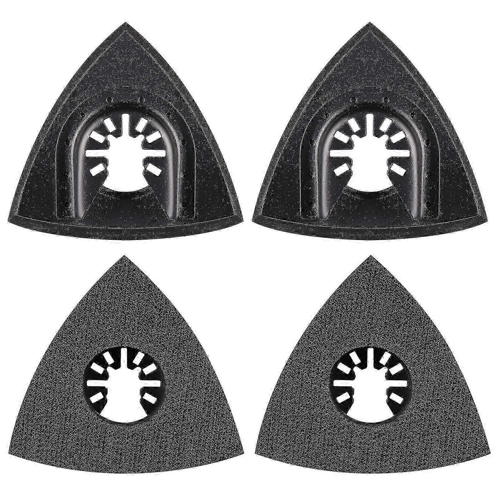 4pcs Sanding Pad 80mm Multi Tool Attachment Pad Accessories, Suitable for Various Power Tools, Including Worx, Makita, and Bosch Models
