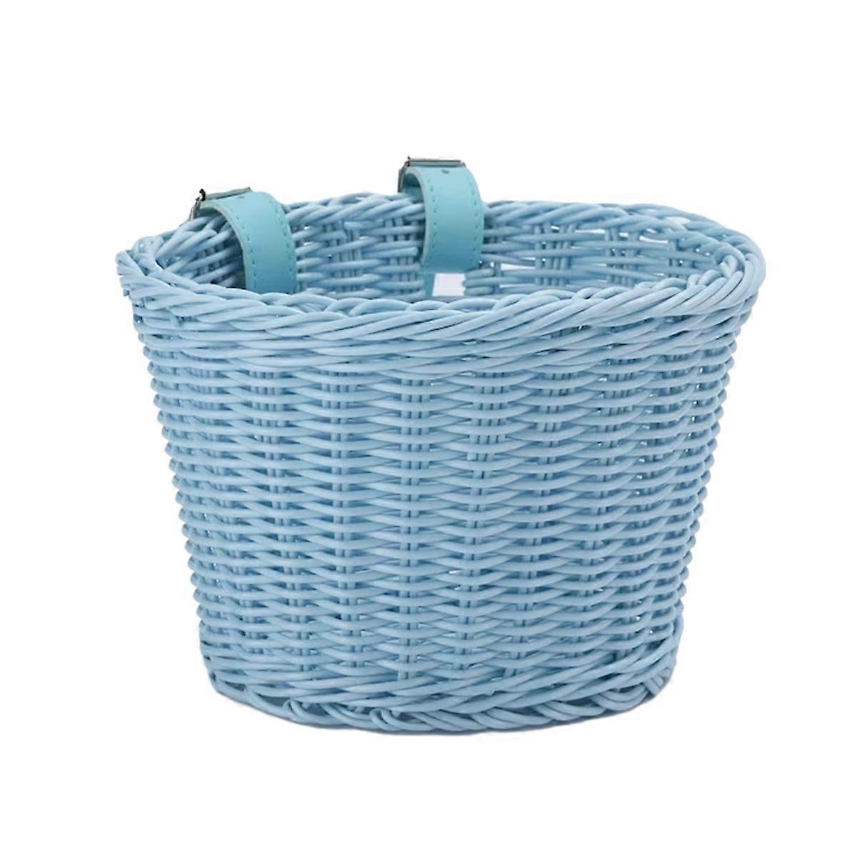 Children's bicycle basket, Plastic, 21x16x16 cm, Blue