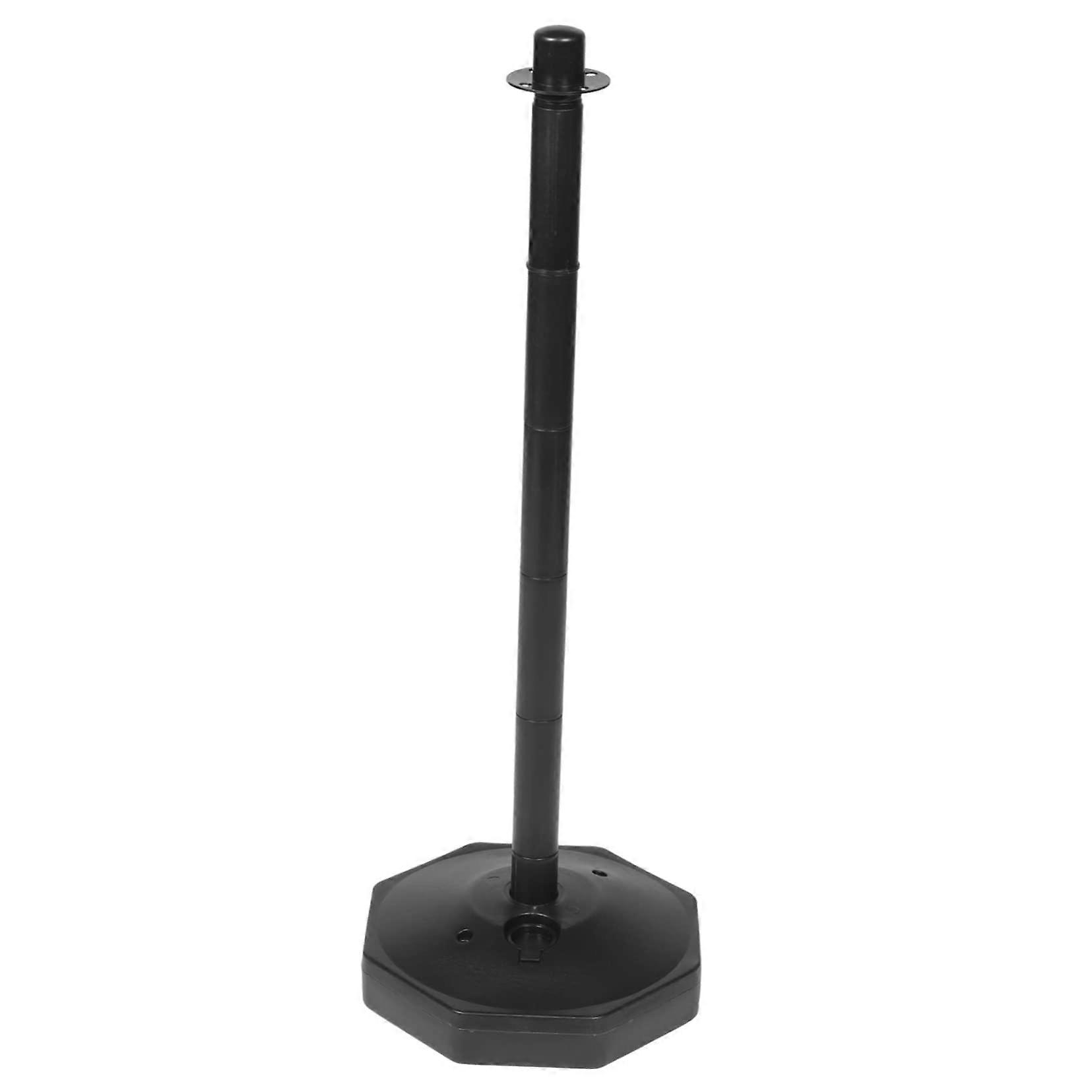 Stanchion Pole For Crowd Control, Durable Metal Barrier Post, 1.2m, Easy Setup For Restaurants And Supermarkets