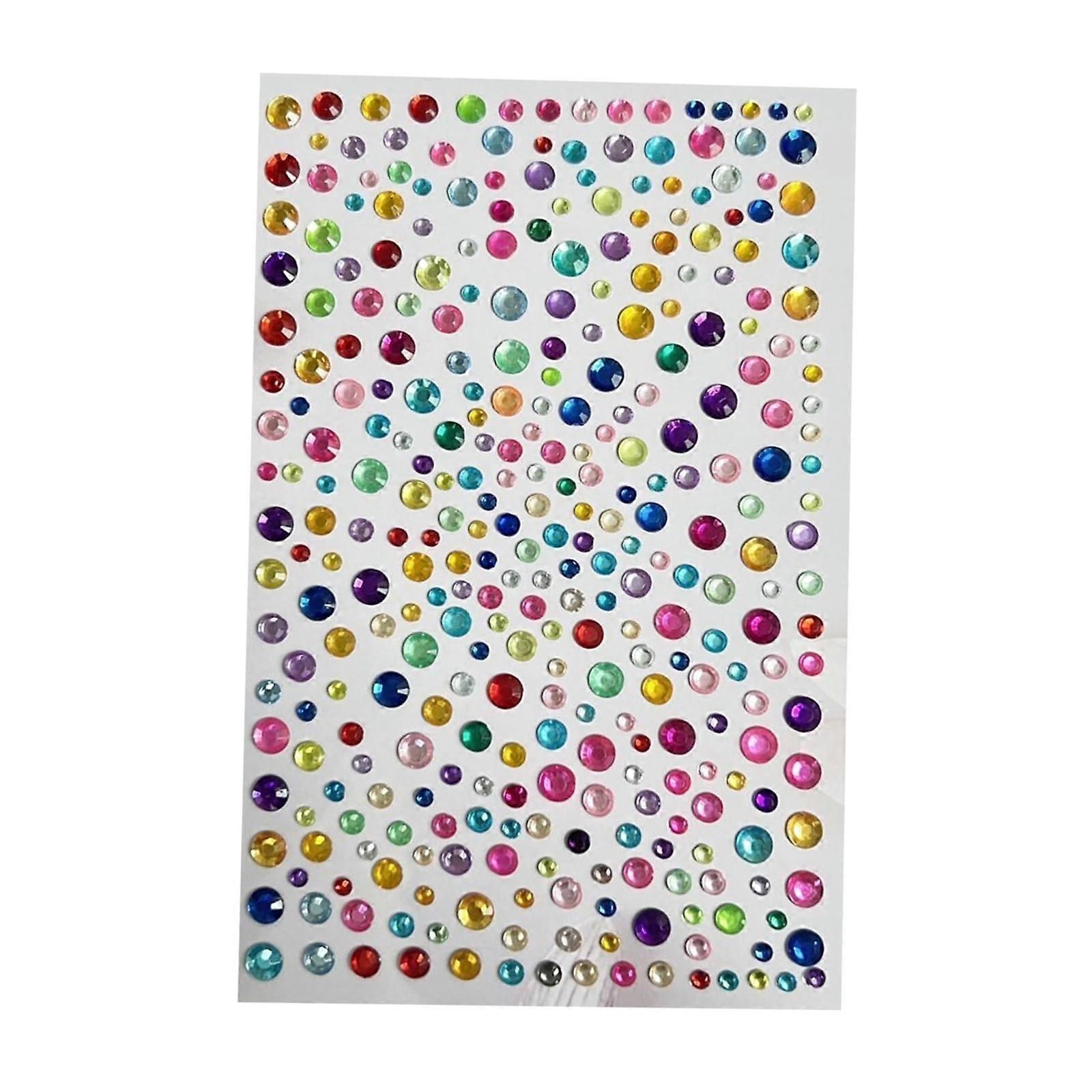 Gem Stickers for Photoshoots, Rhinestones and Pearls, Easy Removable Crystal Stickers for Face and Nails