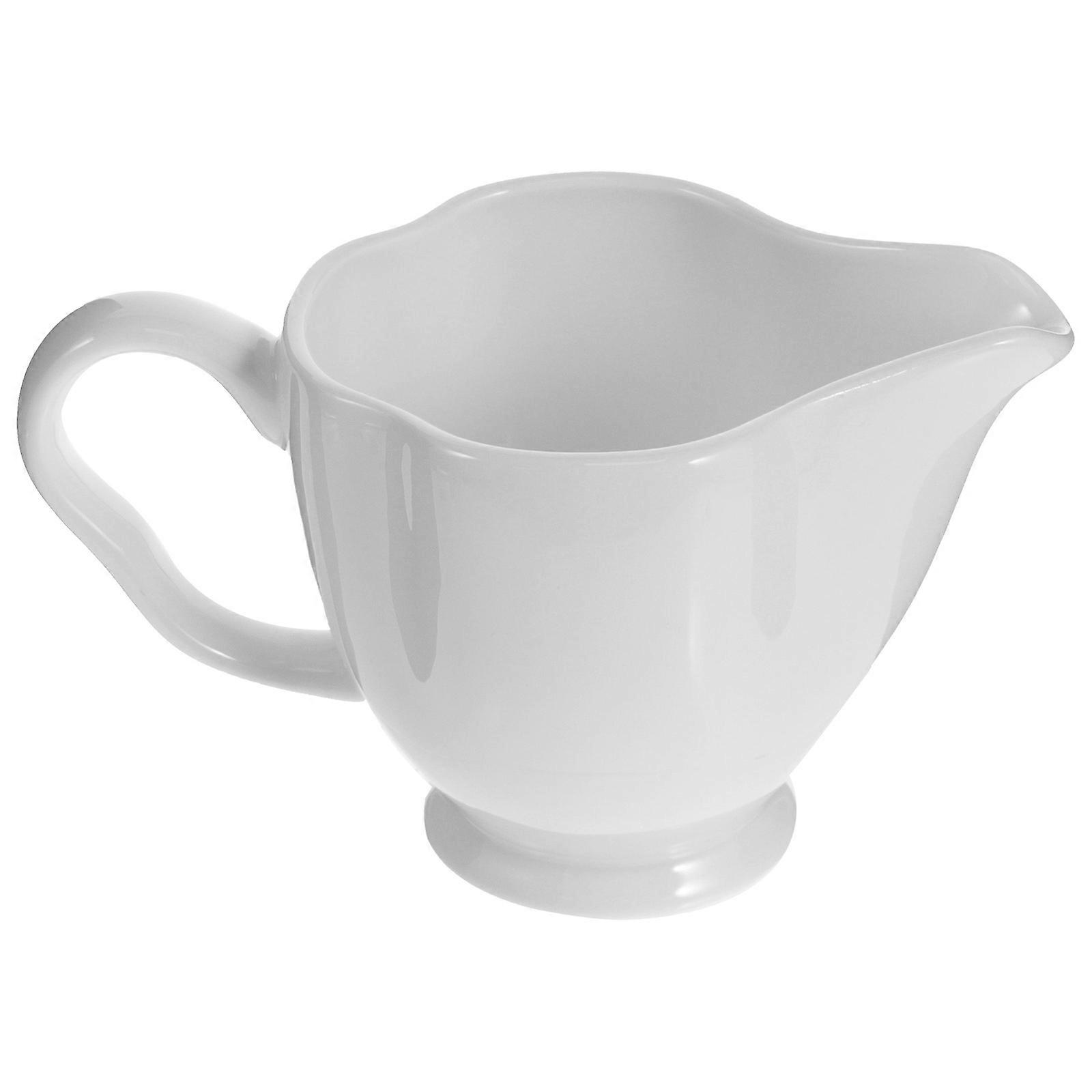 Ceramic Milk Jug Multi Use Milk Pitcher for Family Meals 1Set