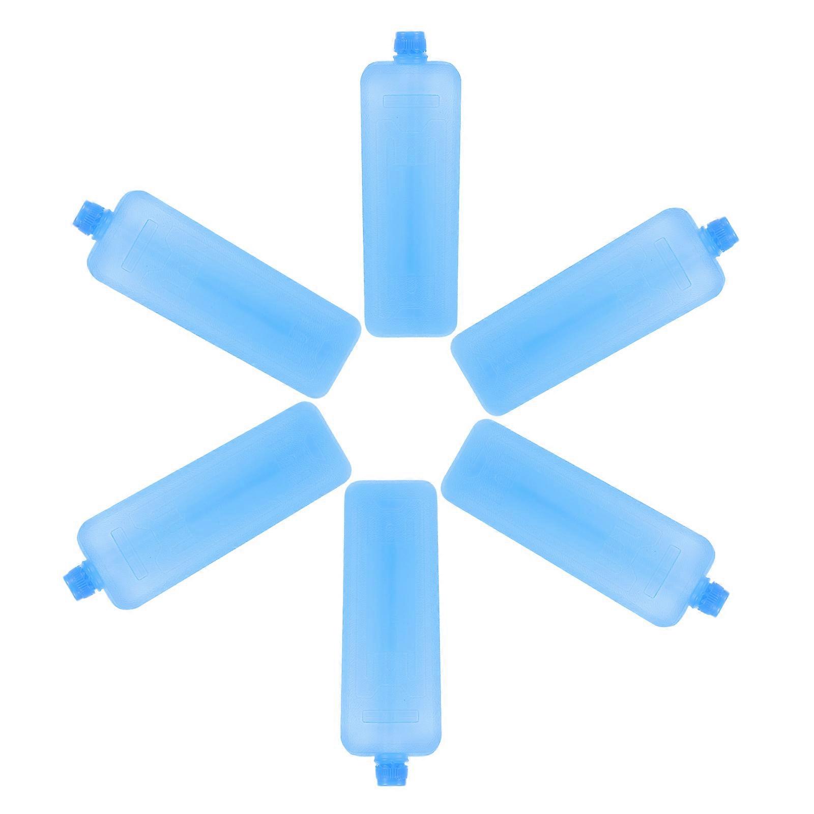 6pcs Reusable Ice Packs for Lunch Boxes and Coolers Small Freezer Ice Cases