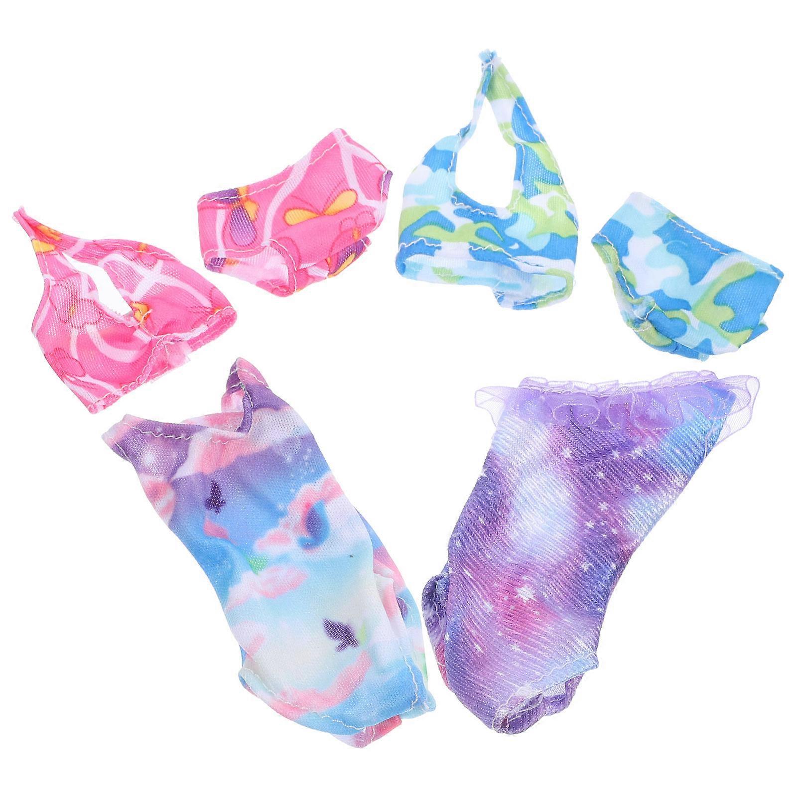 Mini Clothes Bikini Accessories Different Styles Simple Appearance 30CM Dolls 4 Sets