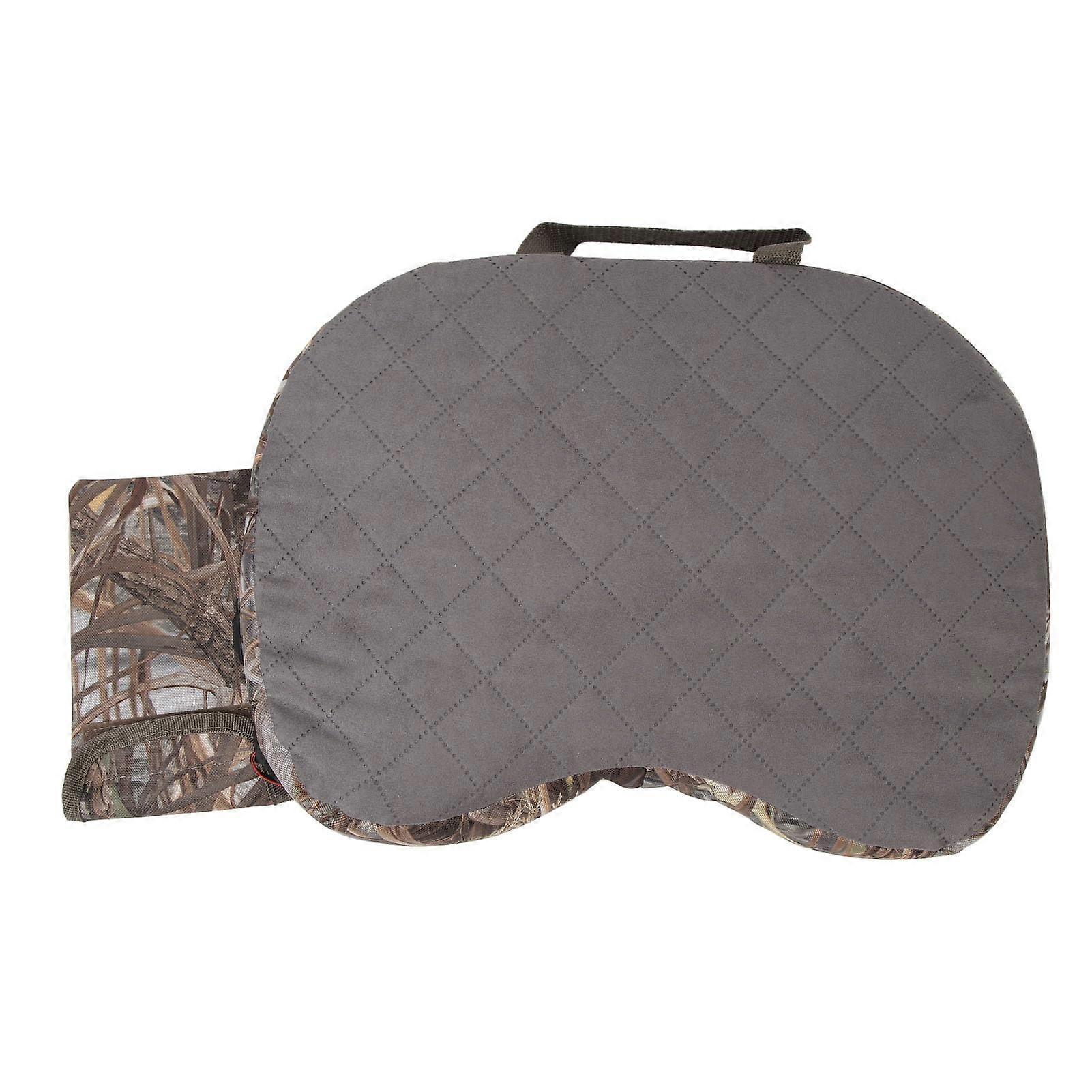 USB Heating Pad with Camouflage Pattern, Comfortable 600D Oxford Cloth Heated Seat Cushion for Outdoor Use, Size 40x27x7cm