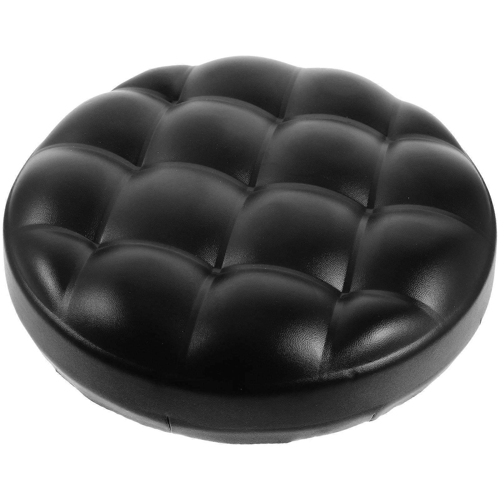 Stool Cushion Round Damage-Resistant Counter Stools Black 32.00X32.00X6.00CM 1Pack