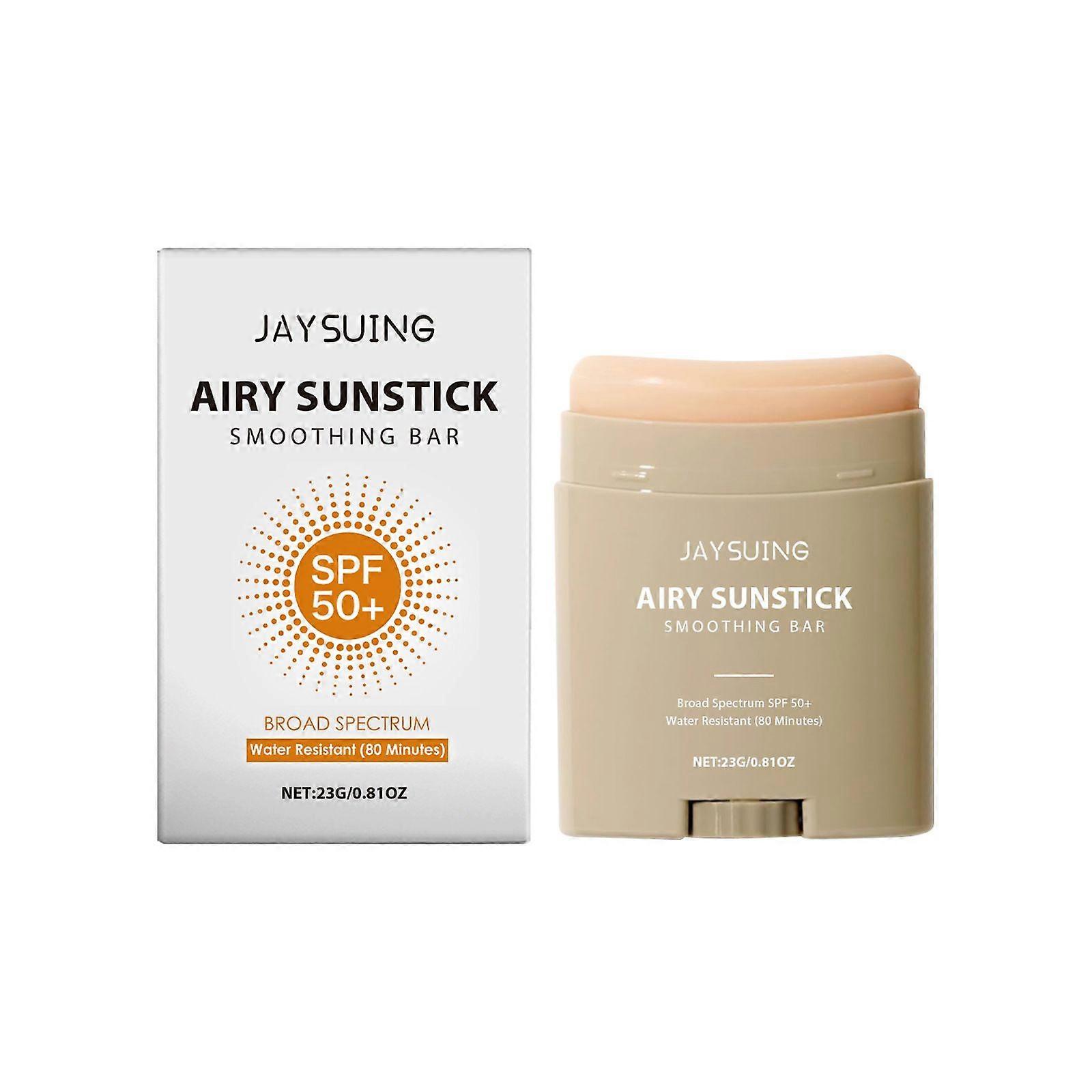 SPF 50+ Broad Spectrum Water Resistant (80 Minutes) Smoothing Sunscreen Stick - Hydrating & Nourishing with Ceramide & Sunflower Seed Oil
