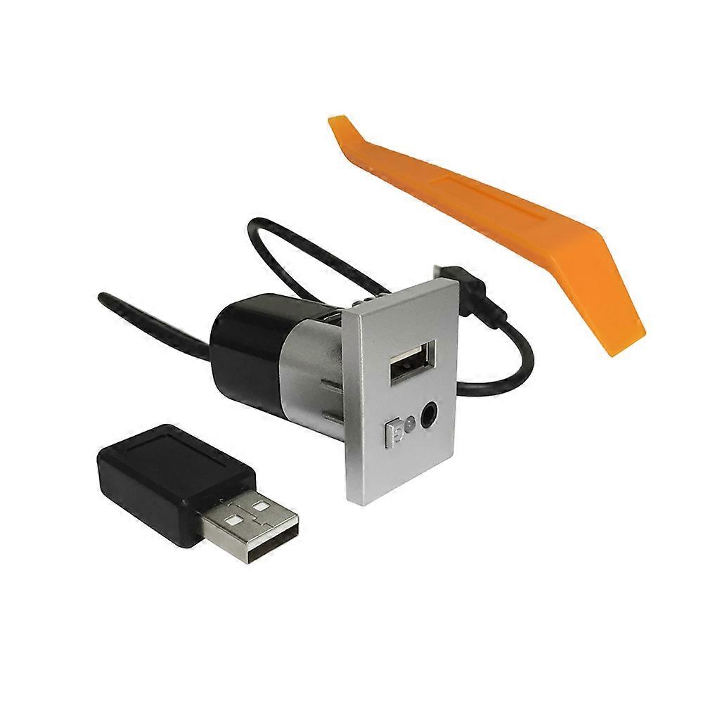 AUX Car Adapter/USB CD Input Mini USB to USB Button Cable for Ford Focus 2 mk2 2009 2010 2011 C-MAX Kuga mk1