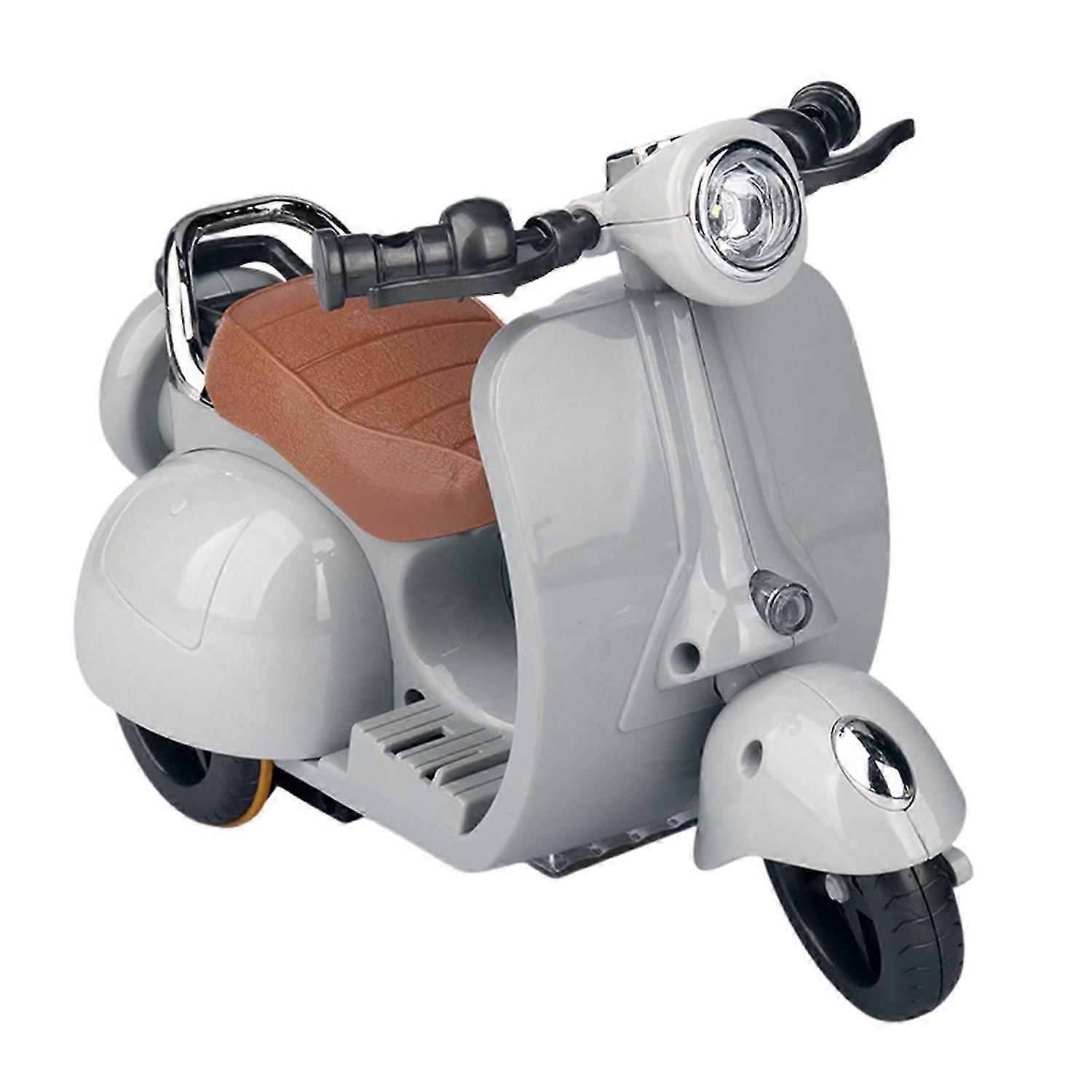 Motor Scooter Fun Toy for Doll Interactive Rotating Toy for Doll for Doll Display