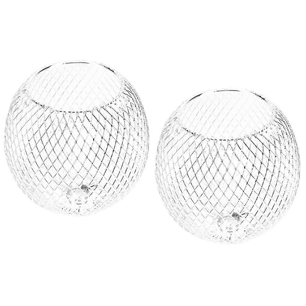 Replacement Lamp Shade Metal Lampshade For Cafes Easy Installation 2.8×2.8×2.8in 2Pack