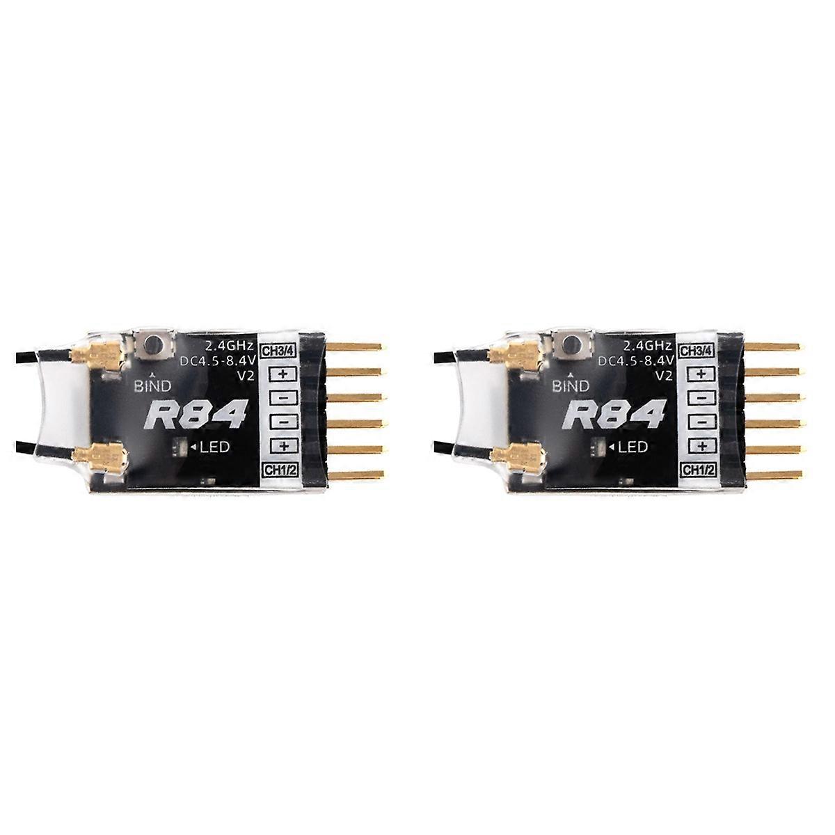 For R84 V2 4CH Compatible PWM RC Receiver