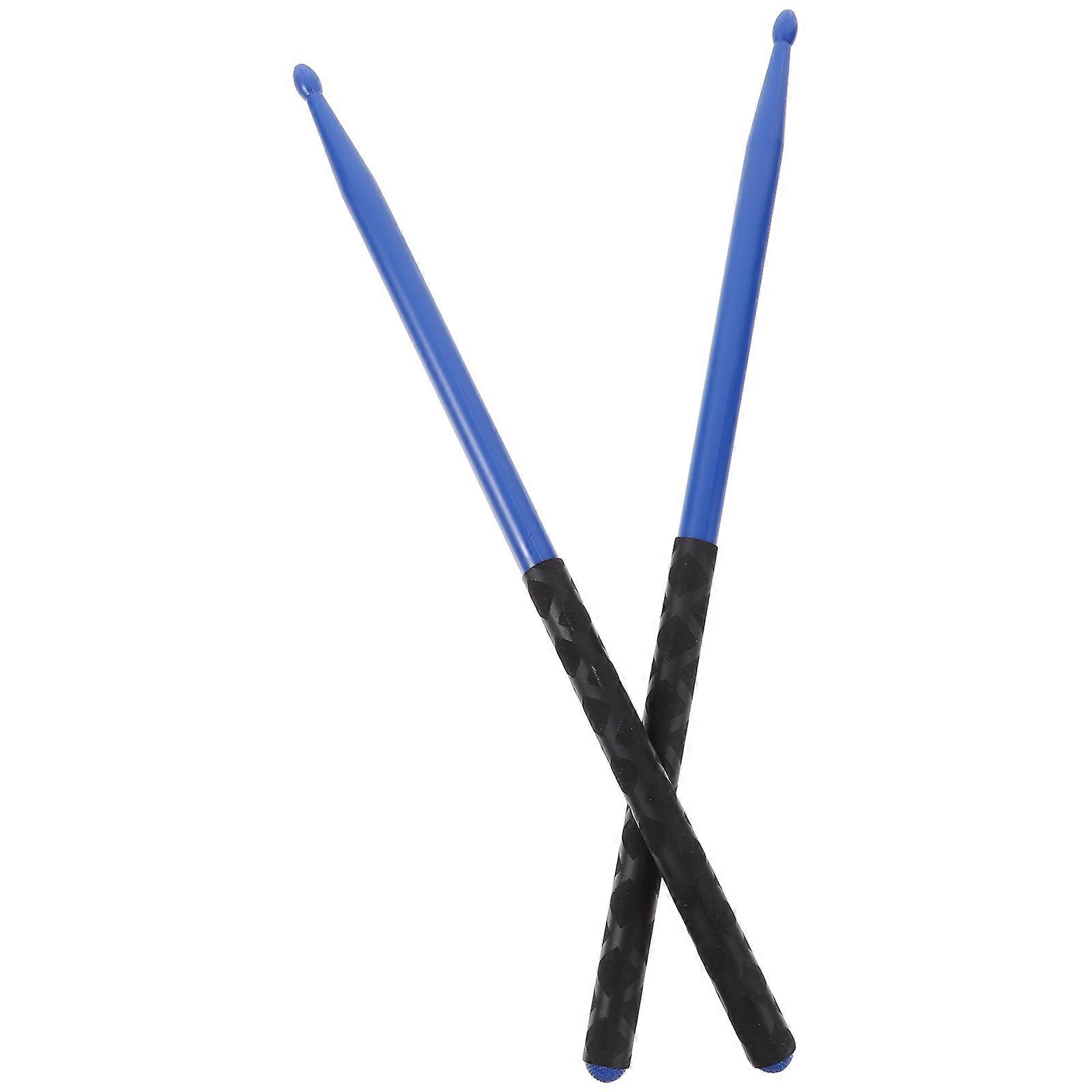 Drumstick Practice Tip Nylon Drumsticks Jazz Drum Sticks Daily Practice Blue 3Pairs