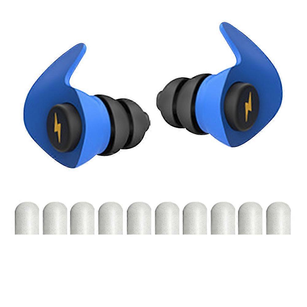 Ear Plugs for Sleeping Noise Sound Reduction Reusable with 5 Pairs Replacements