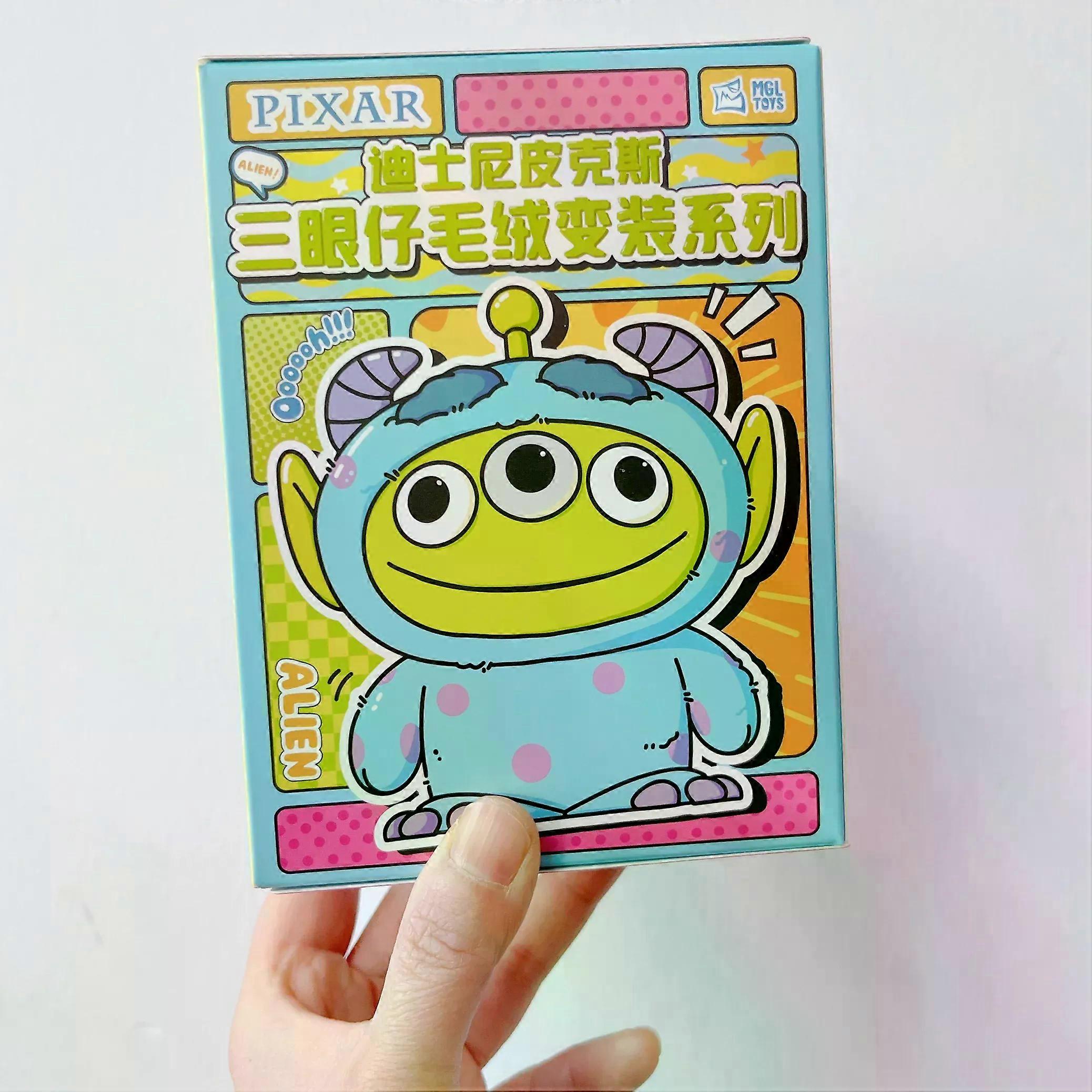 AOriginal Pixar Blind Box Variety Of Trendy Themed Cross Dressing Series フィギュア アニメ デスクトップ オーナメント 収集玩具 ギフト