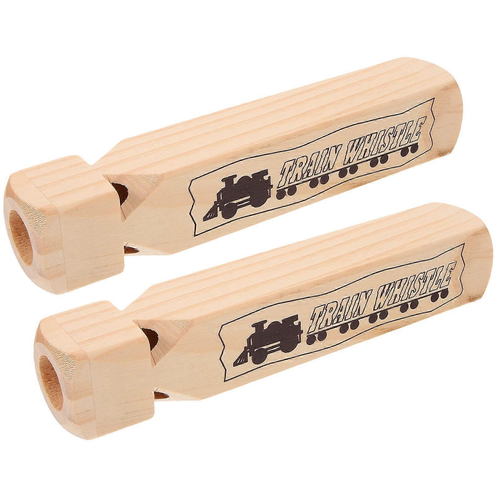 Toy Whistle Train Whistles For Kids Entertainment 7.4x1.3x1.3in 2Pcs