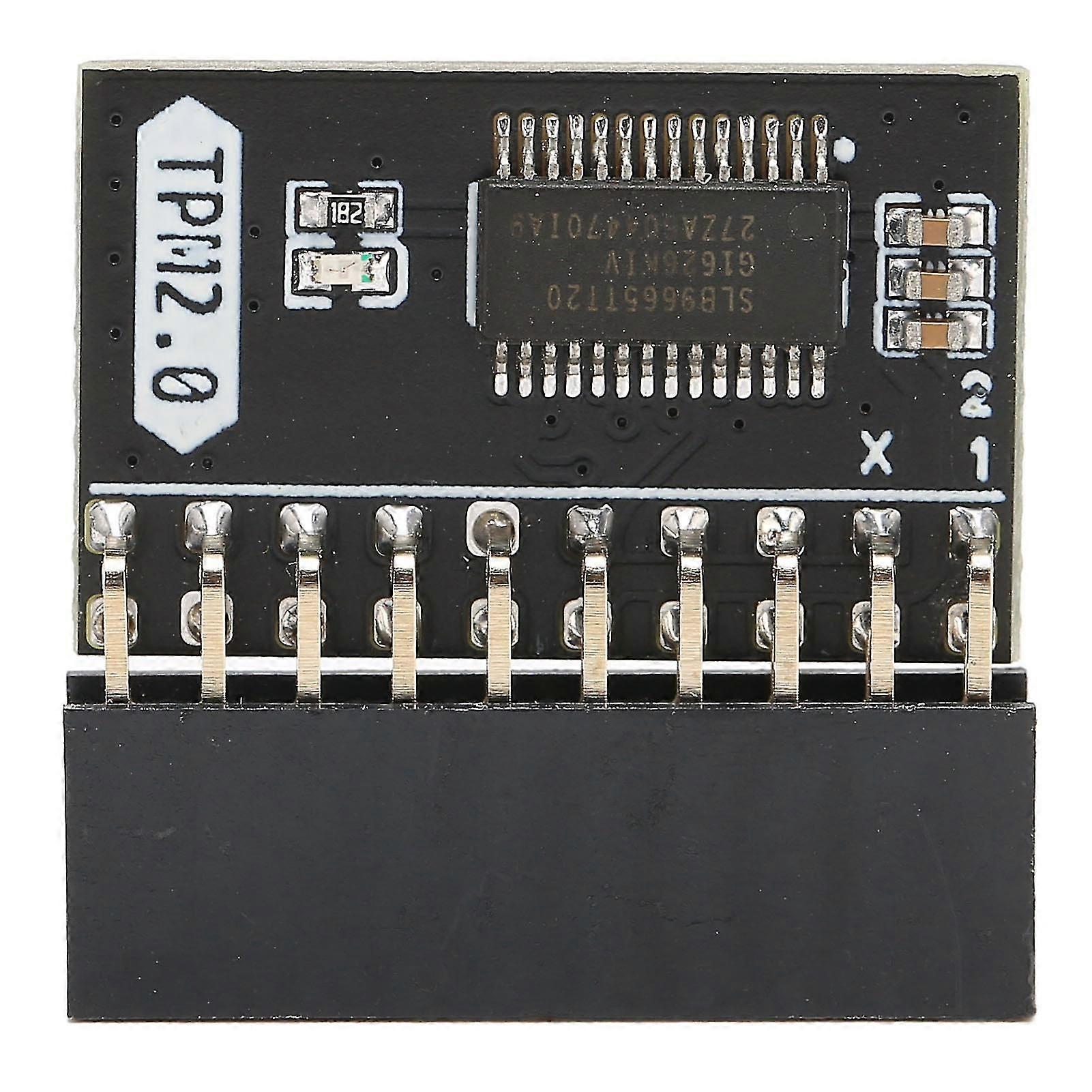 Tpm 2.0 Encryption Security Module 20pin 2 10p Standalone Crypto Processor Tpm 2.0 Module For Win11 For Gigabyte For Asus