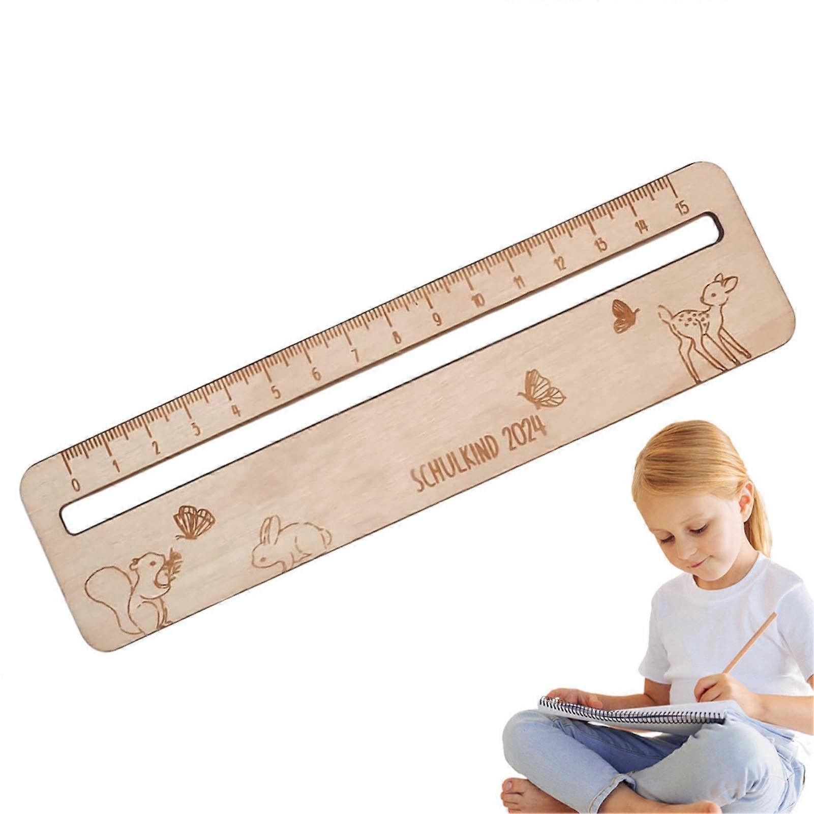 Reading tracker for kids, wooden reading strips Classroom accessories, text guides for children, students, teachers, measuring ruler