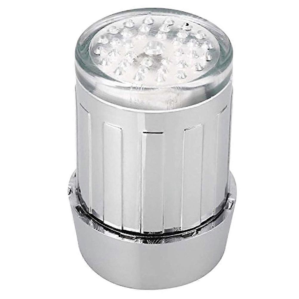 1 stk badekran med temperaturkontroll LED-fargeskiftende bobler for hjemmebruk