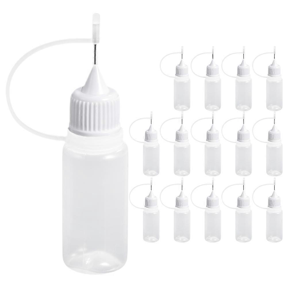 15pcs Glue Bottles Applicator DIY Quilling Tool Precision Squeeze Bottles