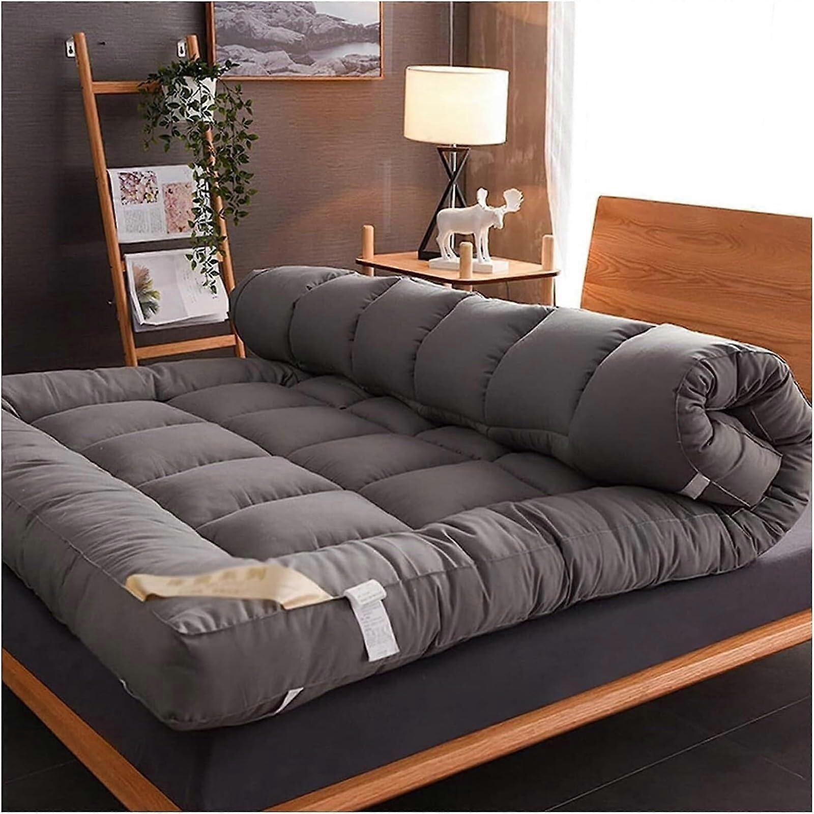 Futon Mattress, Japanese Floor Mattress, Twin Full Queen King, 3' Foldable (Twin 39'x80')