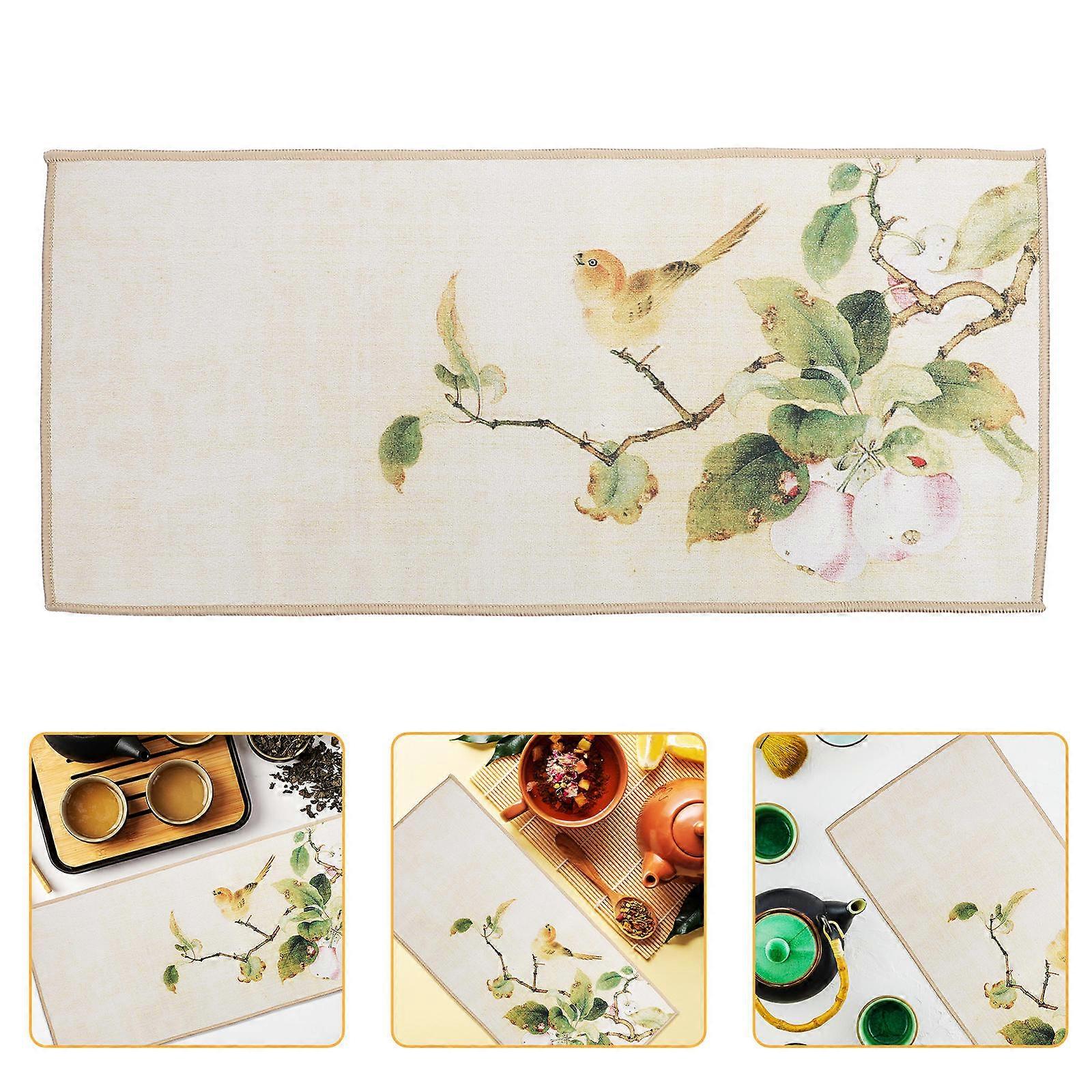 Absorbent Table Towel Tea Cloth Multi Colored Rectangular Cleaning Drying Decorative 1Set
