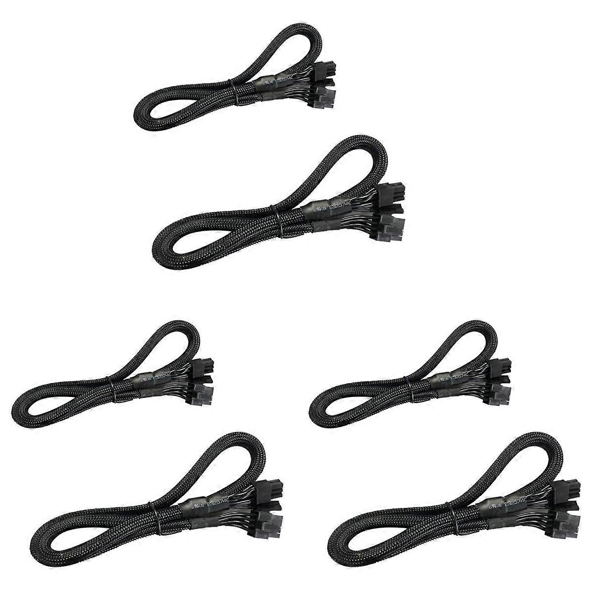 2 Pack 8 PIN TO 8 Pin PCIE VGA Supply Cable for Supernova 650