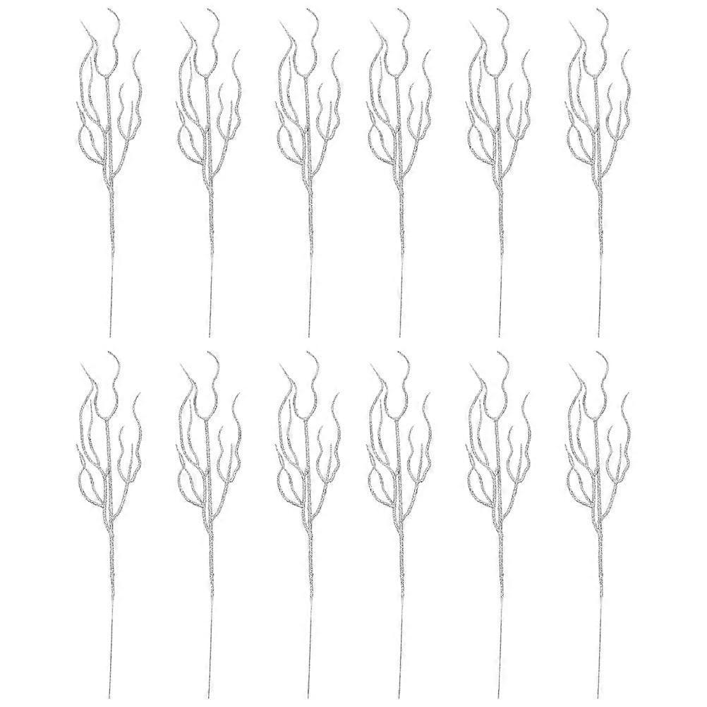 Decorative Grass Artificial Flower Christmas Party Home Decoration 12Pcs