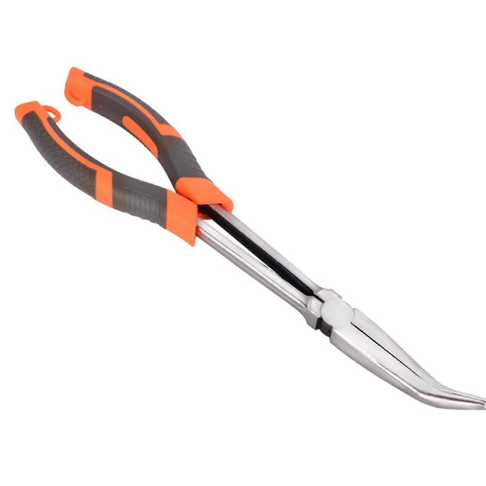Pointed Nose Pliers Alloy Steel, 11 Inch Long Handle For Precision Work In Tight Spaces