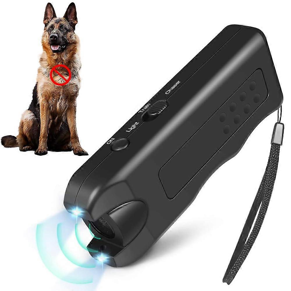 Ultrasonic Dog Repeller, Handheld Dog Repeller Trainer Antibarking for Dogs, Ultrasonic Handheld Dog Training for Dog Training and Walking
