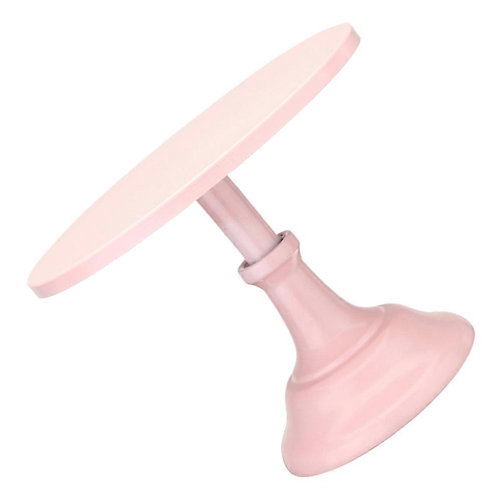 Pink Iron Tray for Decoration Sturdy and with Excellent Texture 1pc