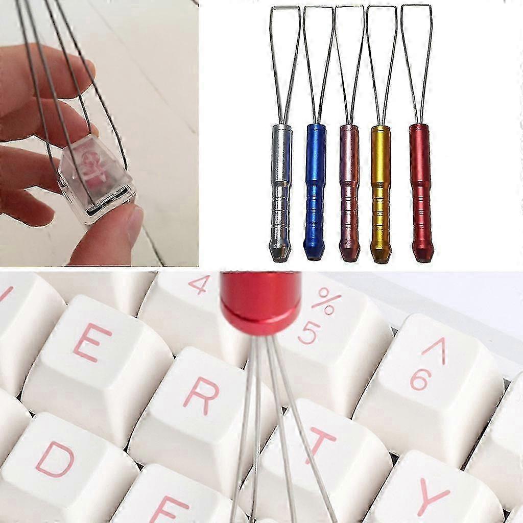 ZENGO Key Cap Remover Keyboard Keycap Puller Adjuster Cleaning Aluminium Alloy Tools