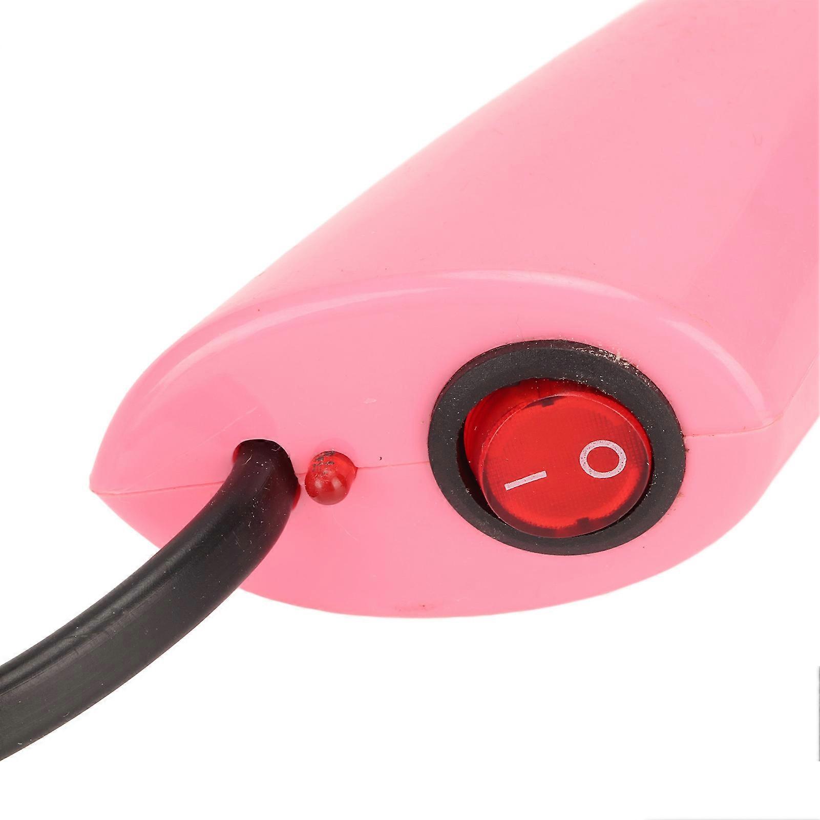 Hot Fix Applicator Pink Individual Thermostats Portable Compact Energy Saving Copper Plastic DIY Hot Fix Machine EU Plug 110‑220V