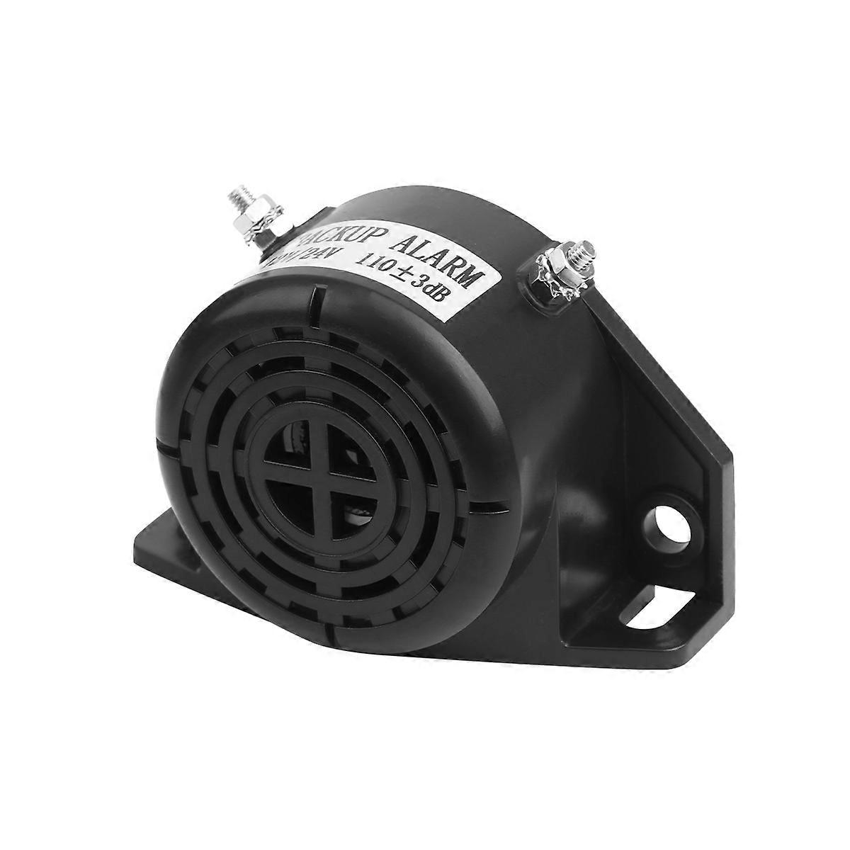 Loud and Clear Vehicle Horn with Strong Penetration for Car Use Black Plastic and Metal 12V/24V