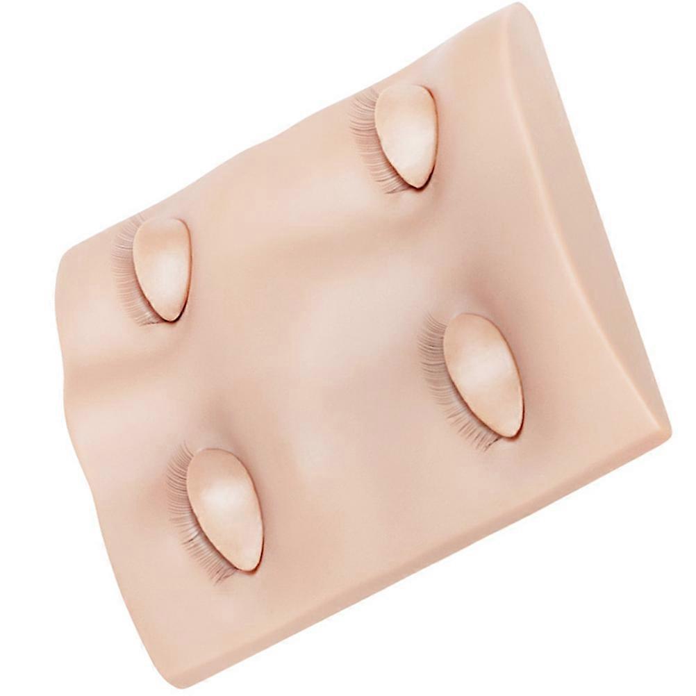 Face Models Eyelashes Practicing Model Beauty Schools Silicone 10.50X10.00X3.00CM 1Set