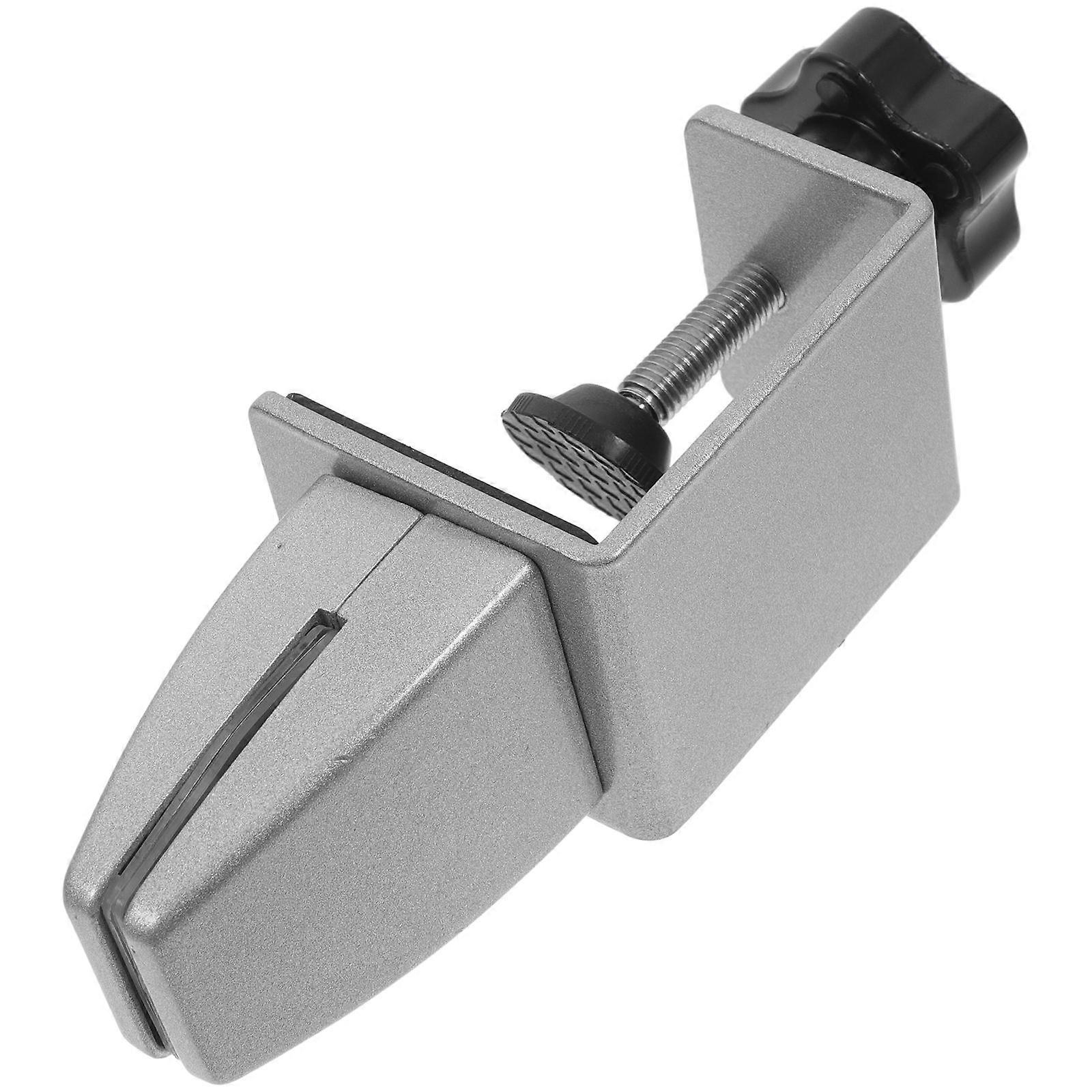 Metal Glass Partition Clamp Desk Partition Clips Office Workers Use Baffle Fixing 6.1×2×2in Aluminium Alloy Material 1Pack