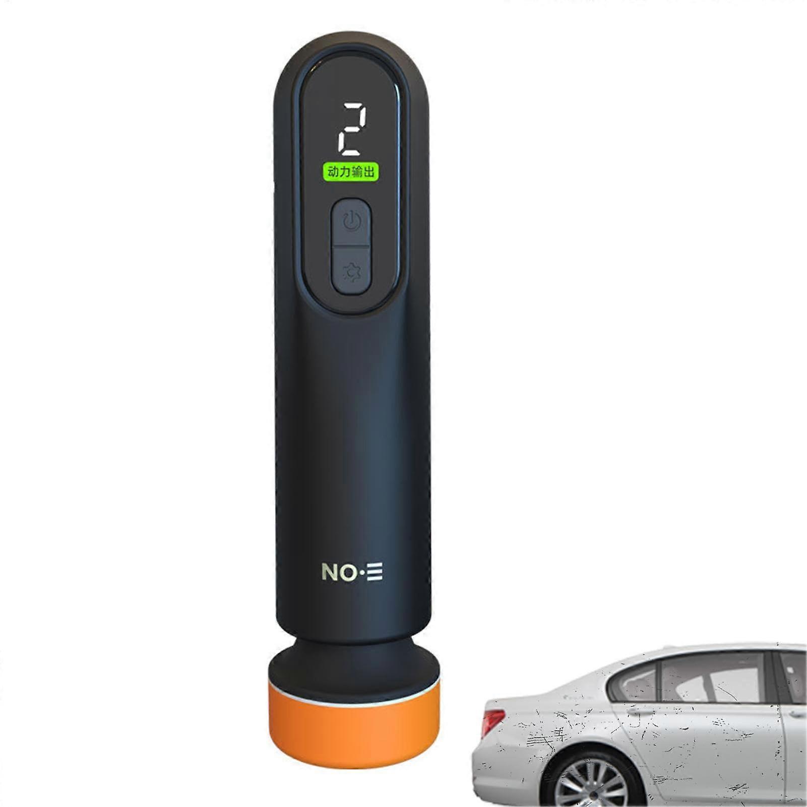 Portable Cordless Polisher, Rechargeable Waxer for Boat, Waxing, Black